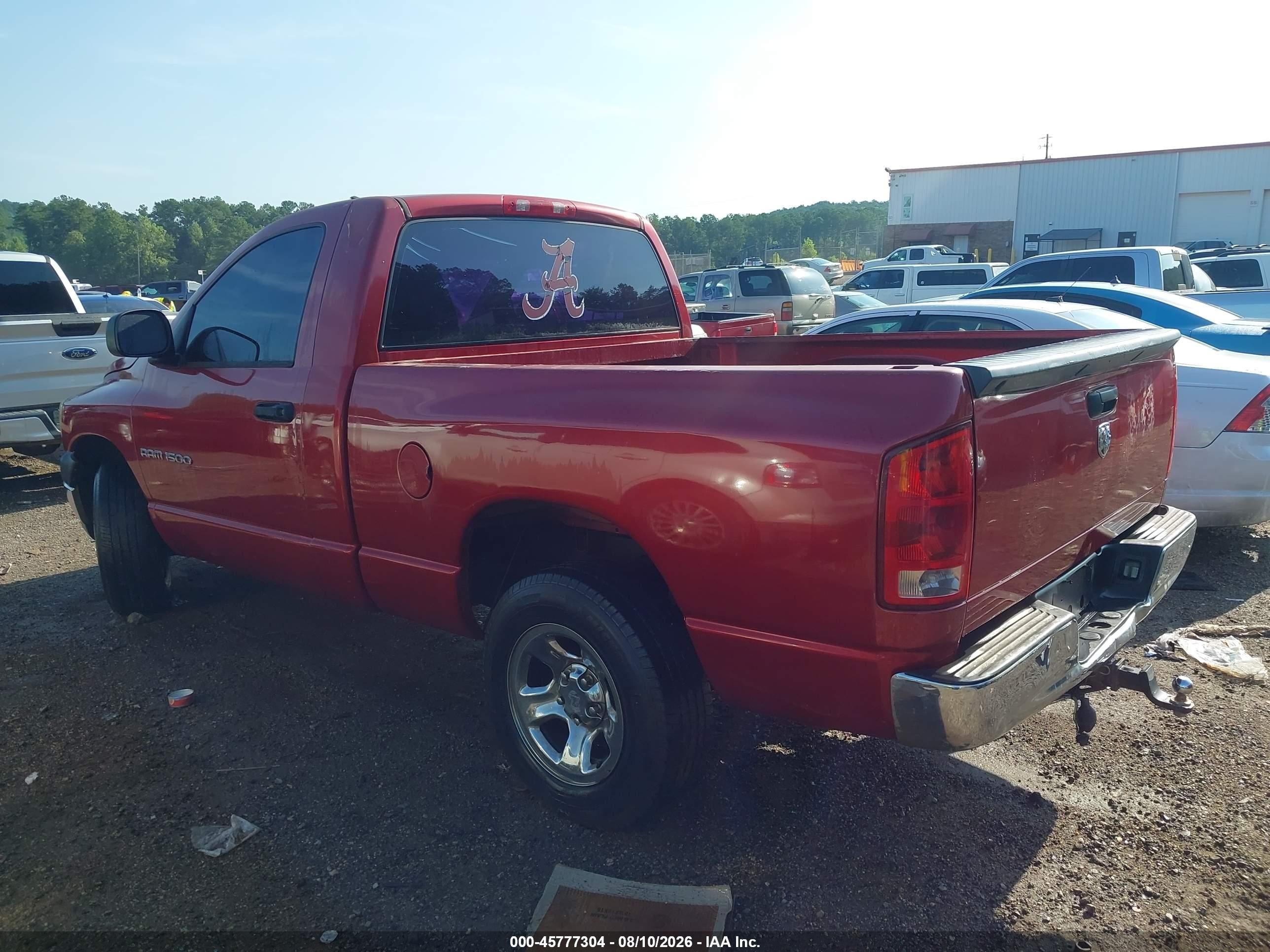 2006 Dodge Ram 1500 St Red vin: 1D7HA16K76J160898