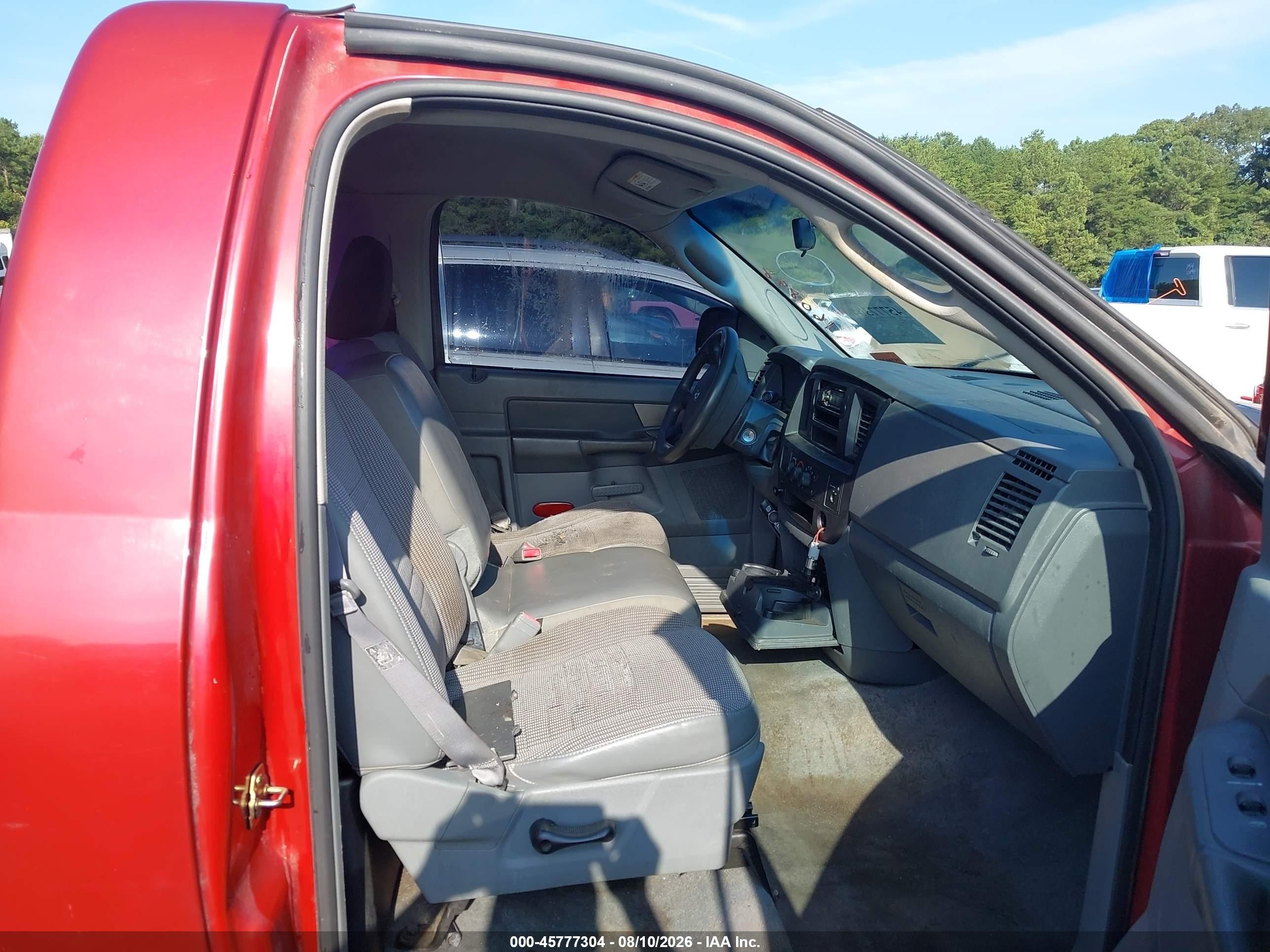 2006 Dodge Ram 1500 St Red vin: 1D7HA16K76J160898
