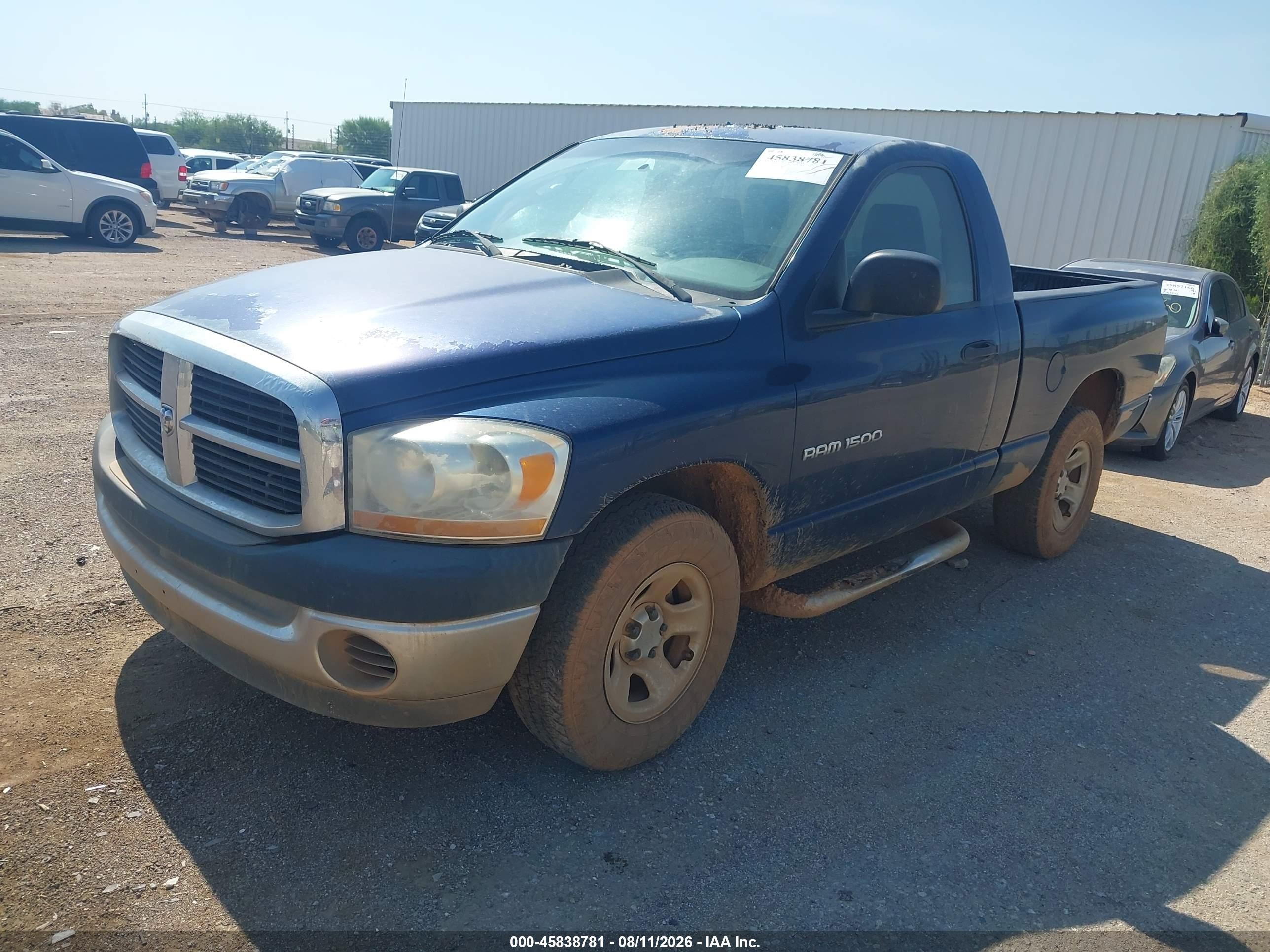 2006 Dodge Ram 1500 St Blue vin: 1D7HA16K76J201577