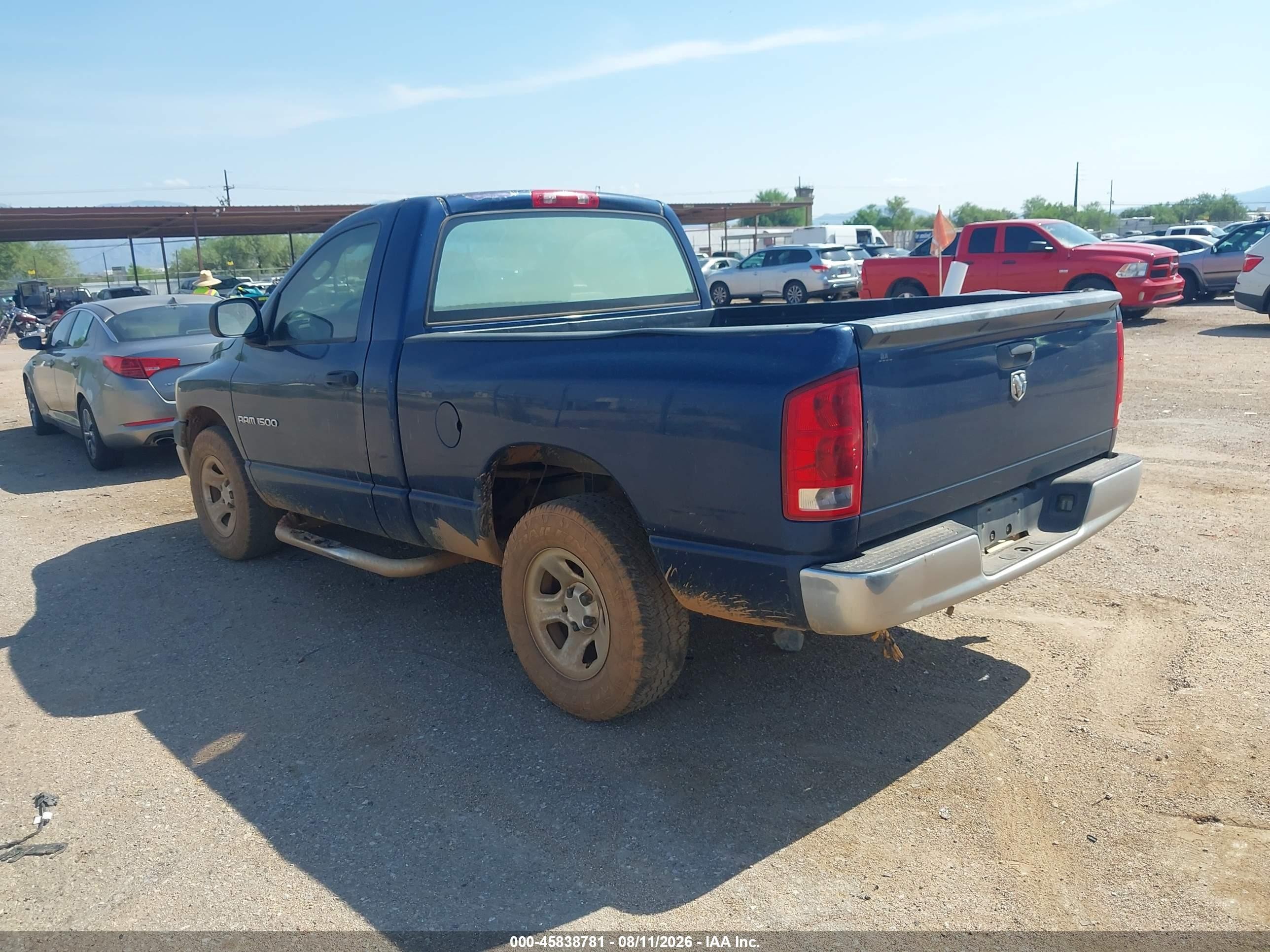 2006 Dodge Ram 1500 St Blue vin: 1D7HA16K76J201577