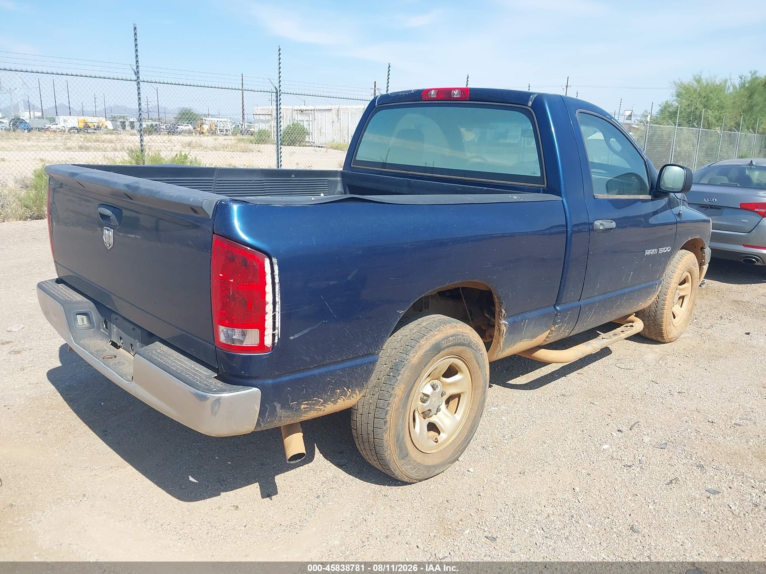 2006 Dodge Ram 1500 St Blue vin: 1D7HA16K76J201577
