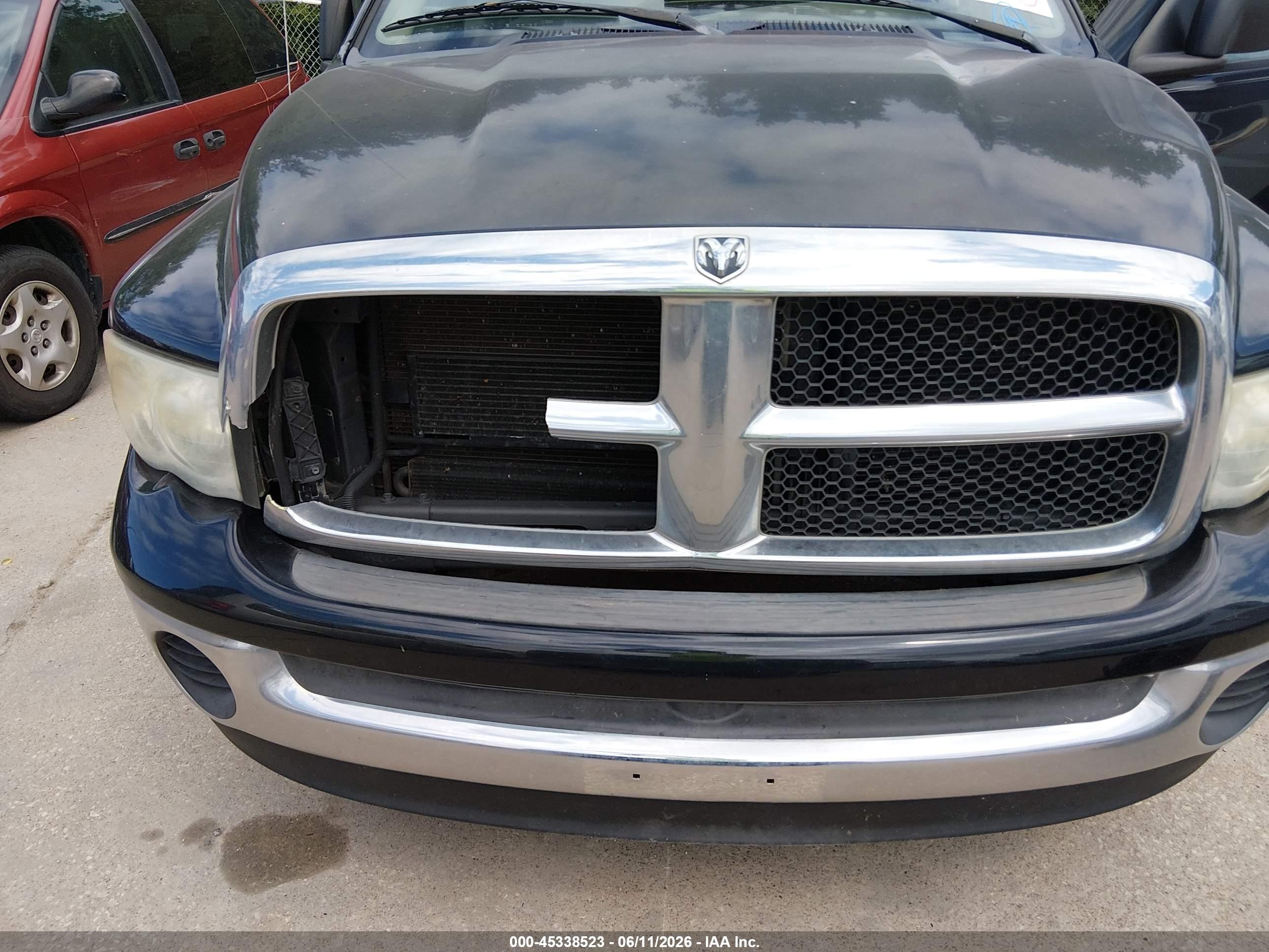 2004 Dodge Ram 1500 St Black vin: 1D7HA16K84J285518