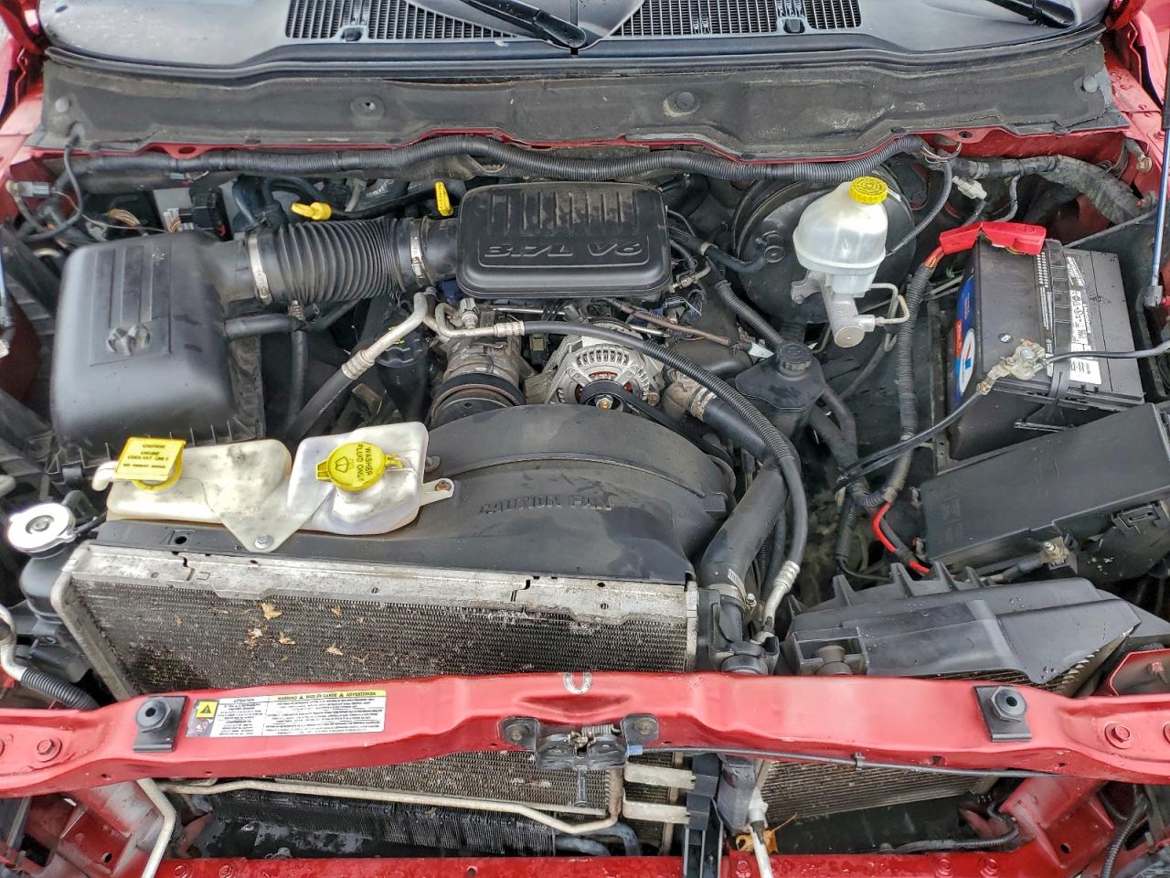 2007 Dodge Ram 1500 St Red vin: 1D7HA16K87J571048
