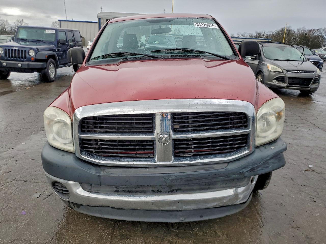 2007 Dodge Ram 1500 St Red vin: 1D7HA16K87J571048