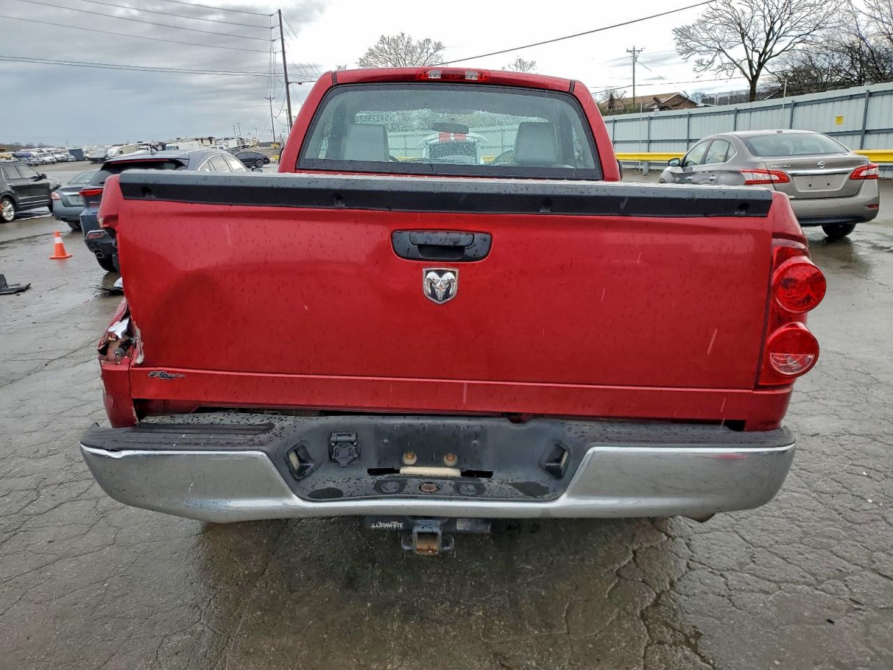 2007 Dodge Ram 1500 St Red vin: 1D7HA16K87J571048