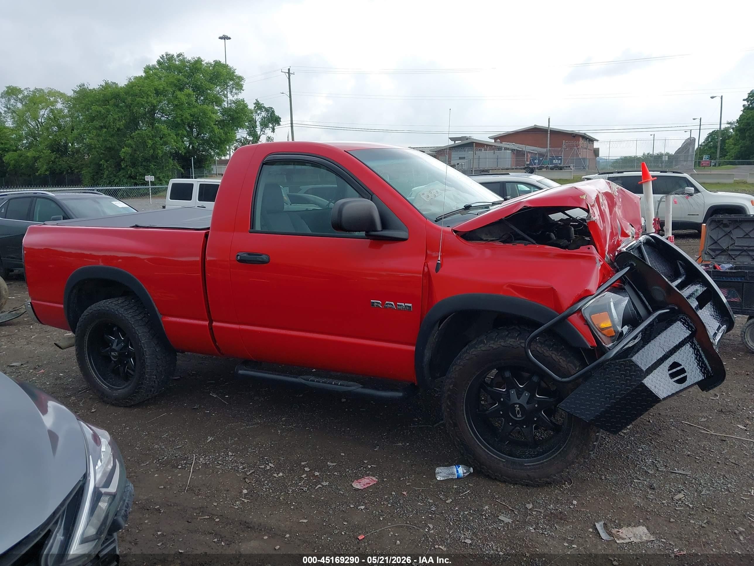 2008 Dodge Ram 1500 St/sxt Red vin: 1D7HA16K88J157124