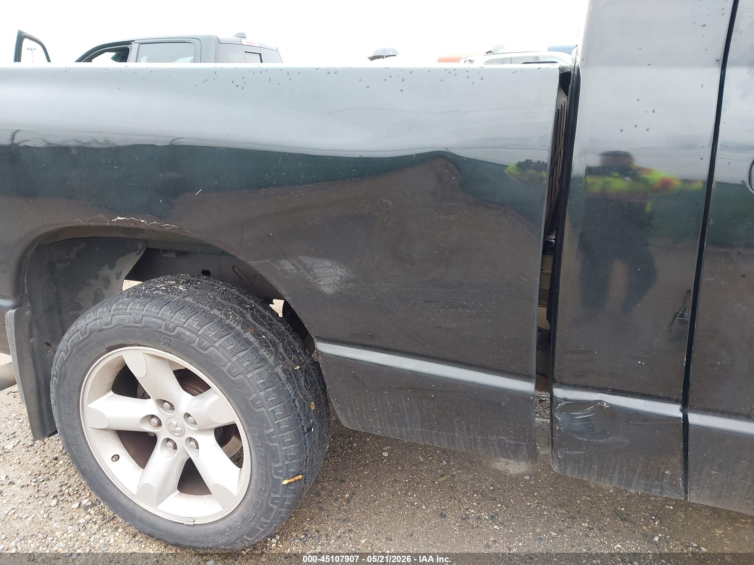 2008 Dodge Ram 1500 St/sxt Black vin: 1D7HA16K88J189796