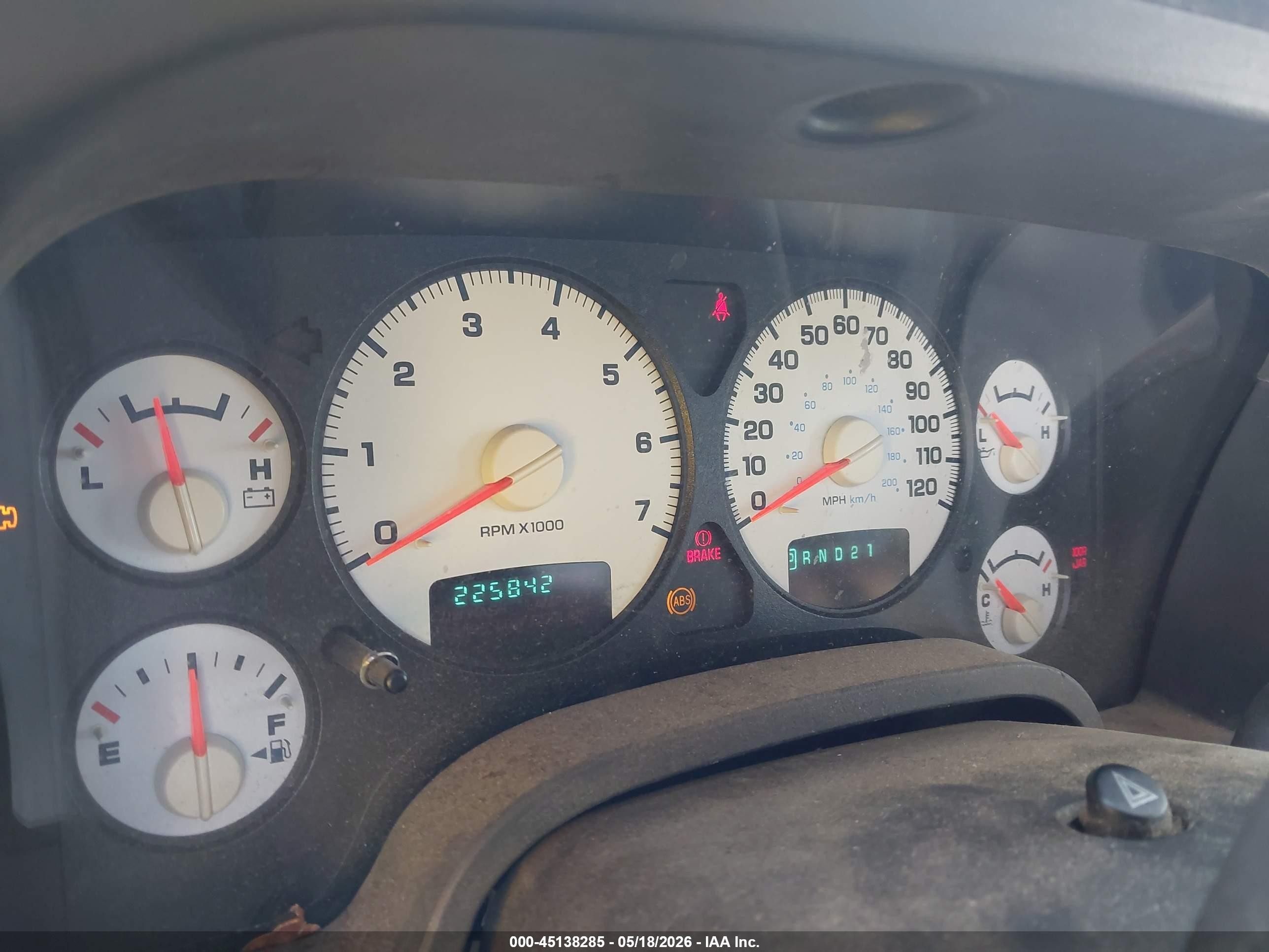 2002 Dodge Ram 1500 St Blue vin: 1D7HA16K92J226782