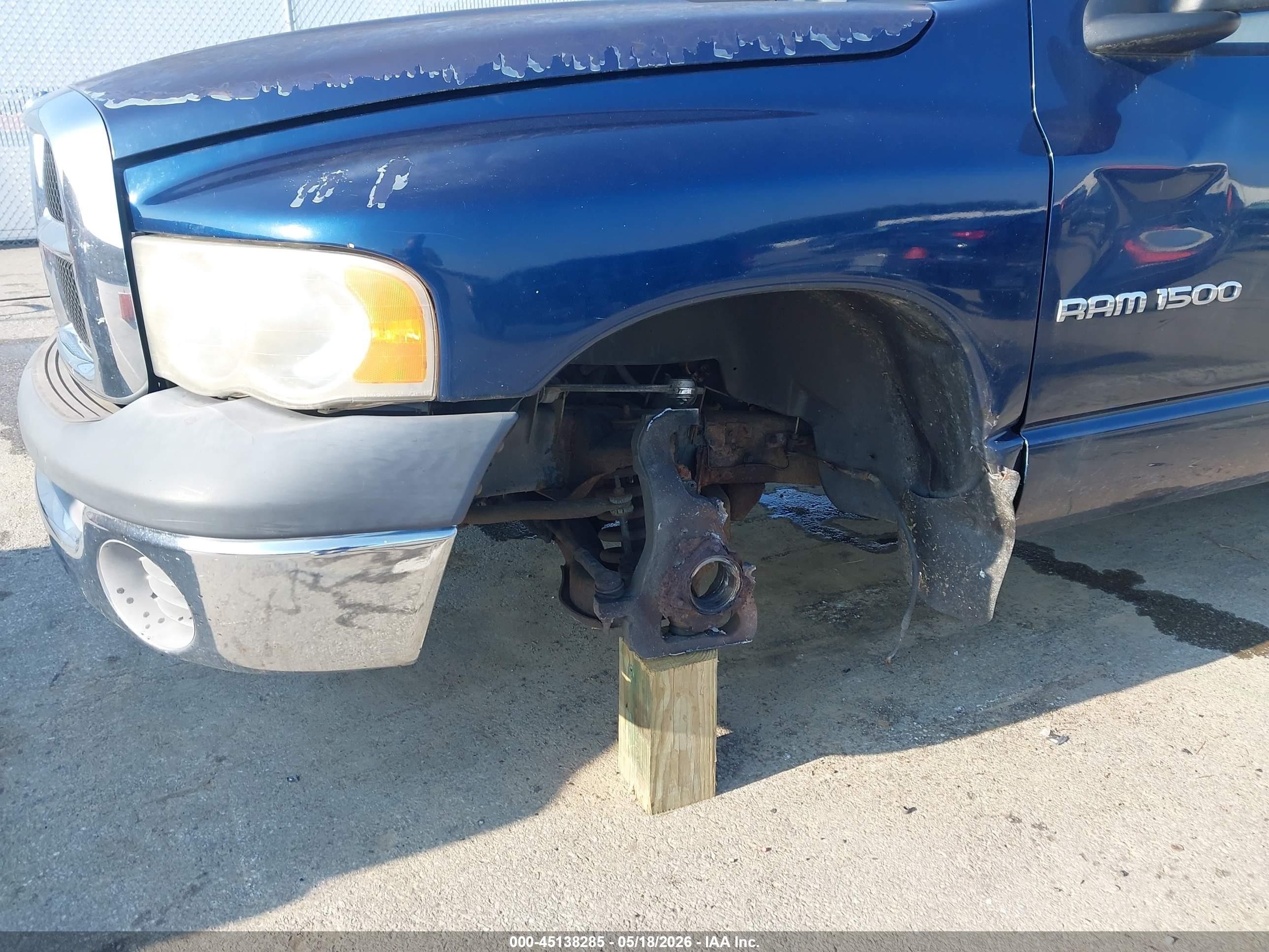 2002 Dodge Ram 1500 St Blue vin: 1D7HA16K92J226782
