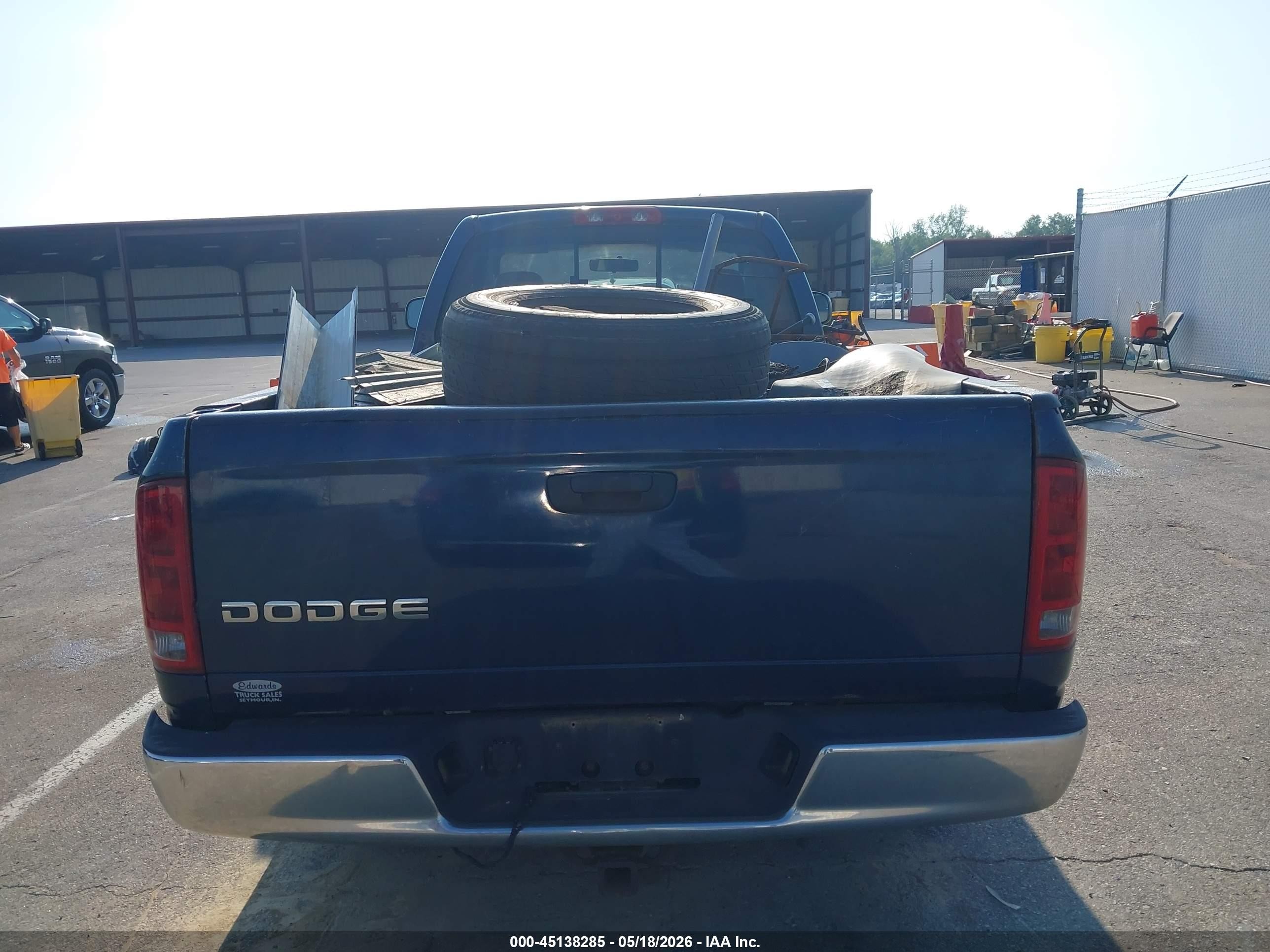 2002 Dodge Ram 1500 St Blue vin: 1D7HA16K92J226782