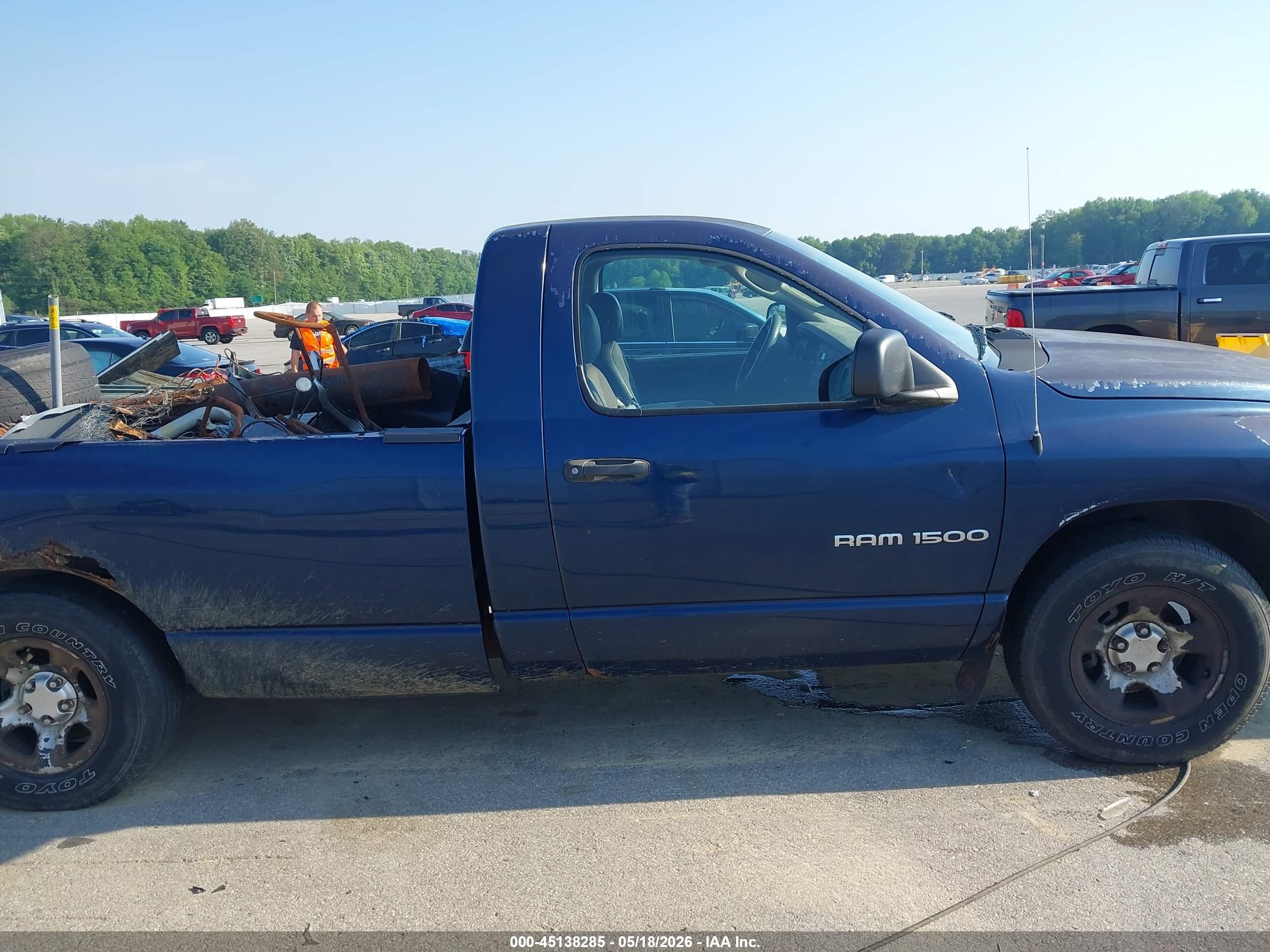 2002 Dodge Ram 1500 St Blue vin: 1D7HA16K92J226782
