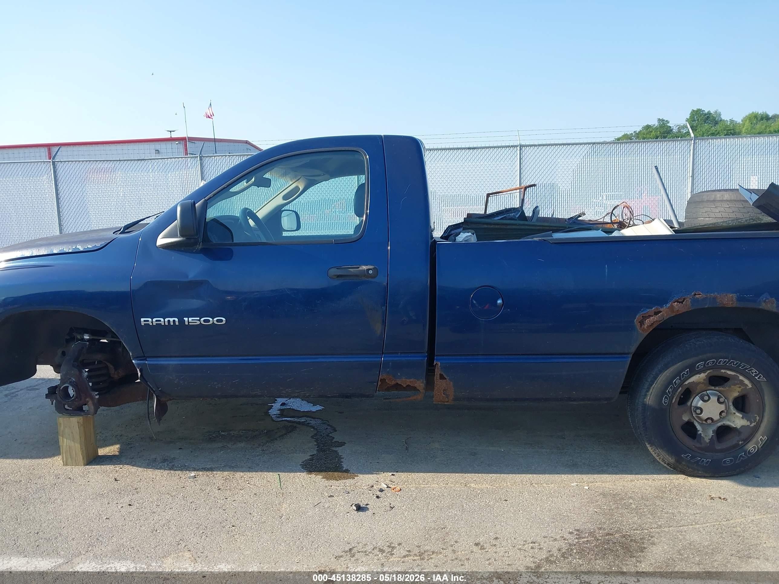 2002 Dodge Ram 1500 St Blue vin: 1D7HA16K92J226782