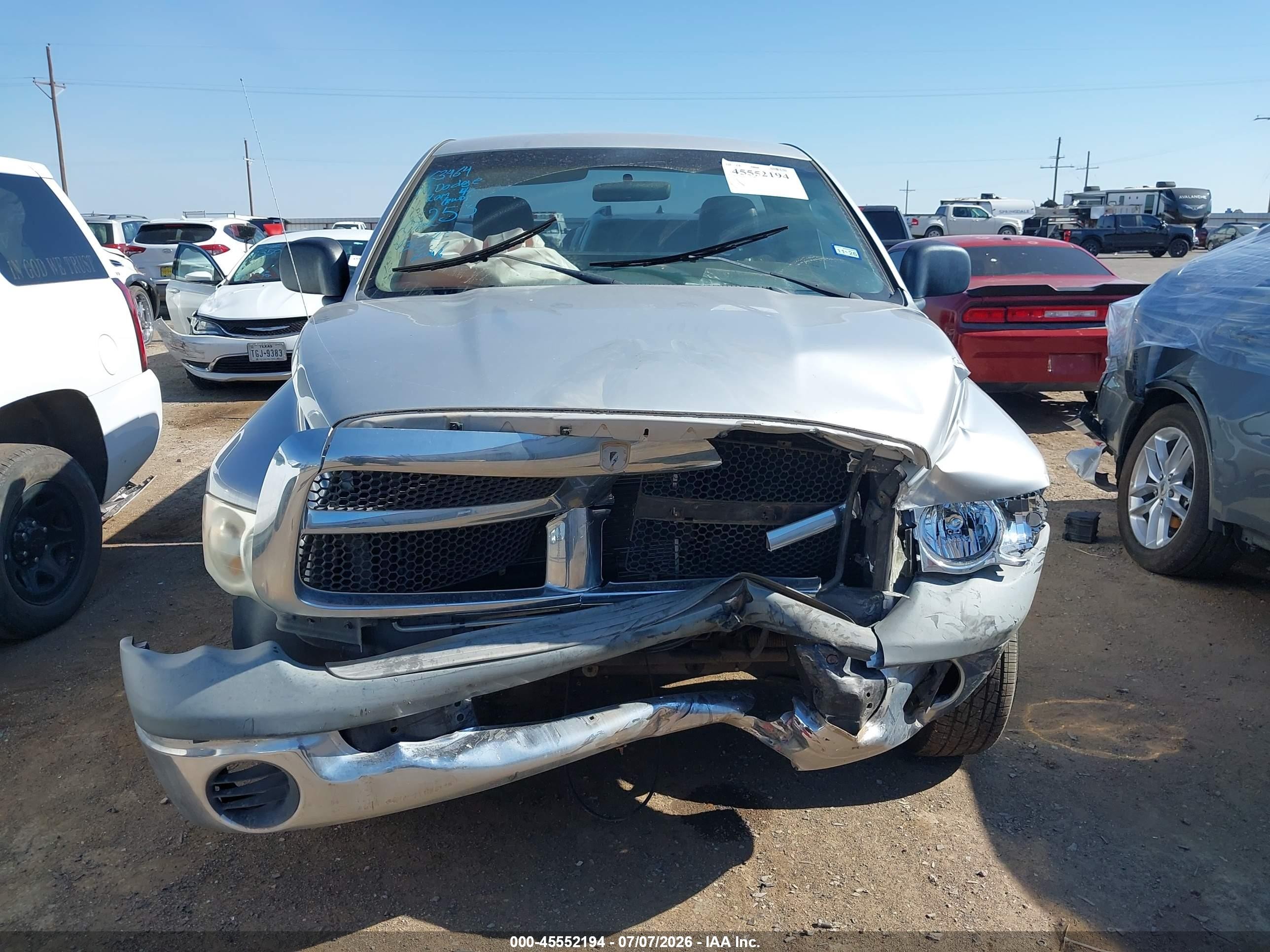2004 Dodge Ram 1500 St Серебряный vin: 1D7HA16K94J296253