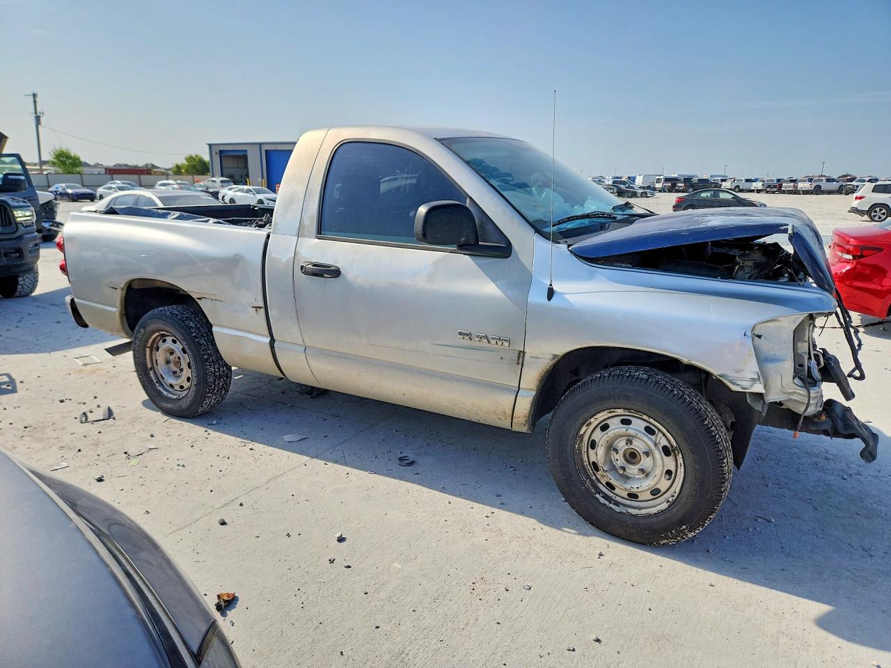 2008 Dodge Ram 1500 St Серебряный vin: 1D7HA16K98J109356
