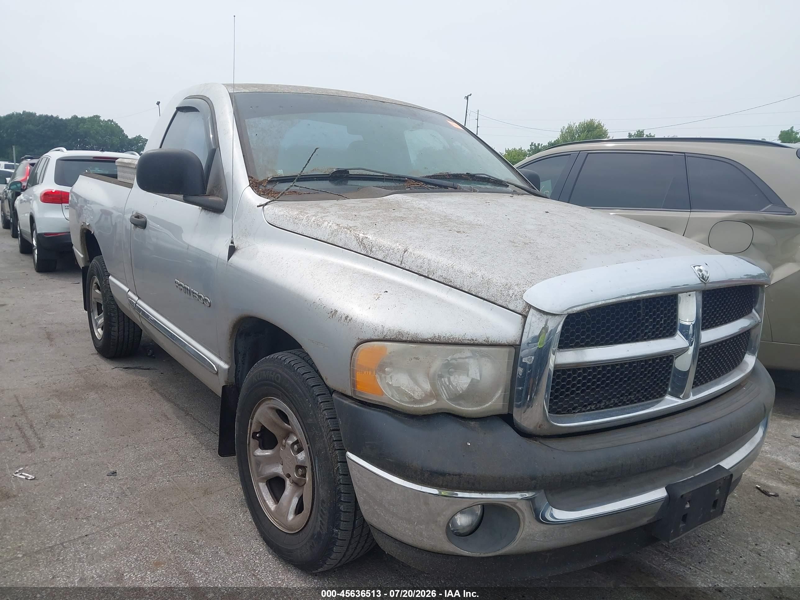 2004 Dodge Ram 1500 St Silver vin: 1D7HA16KX4J242105