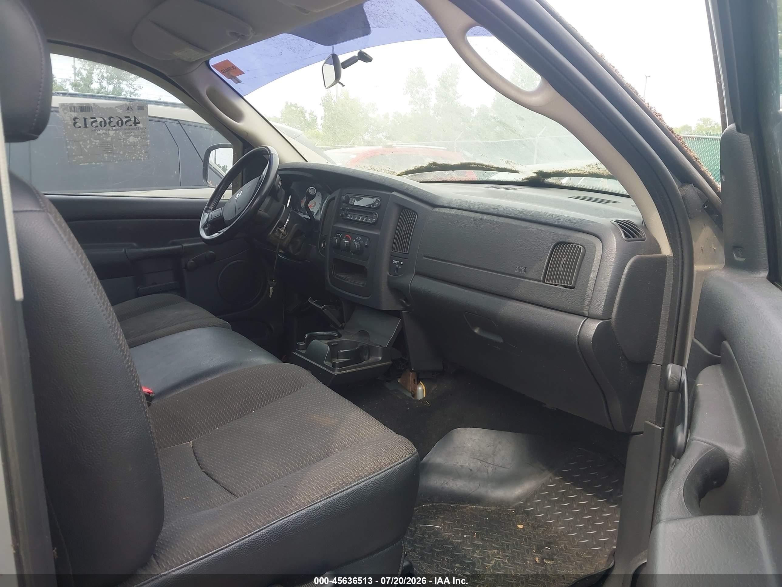 2004 Dodge Ram 1500 St Silver vin: 1D7HA16KX4J242105