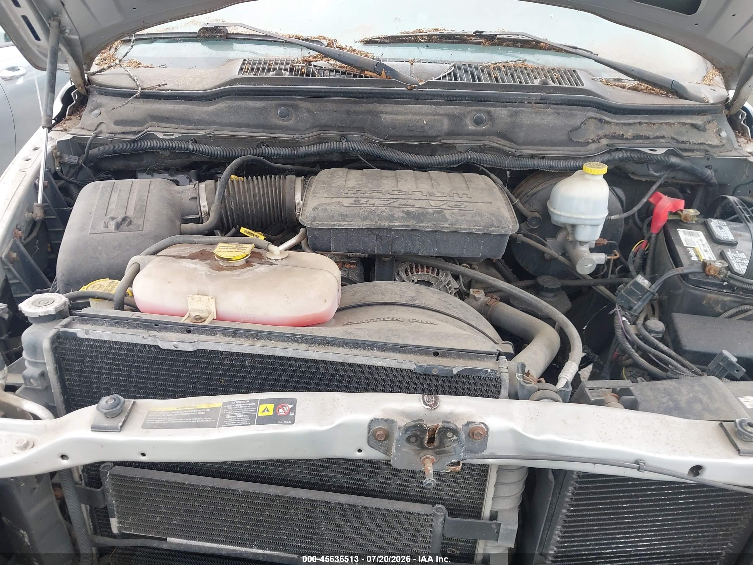 2004 Dodge Ram 1500 St Silver vin: 1D7HA16KX4J242105