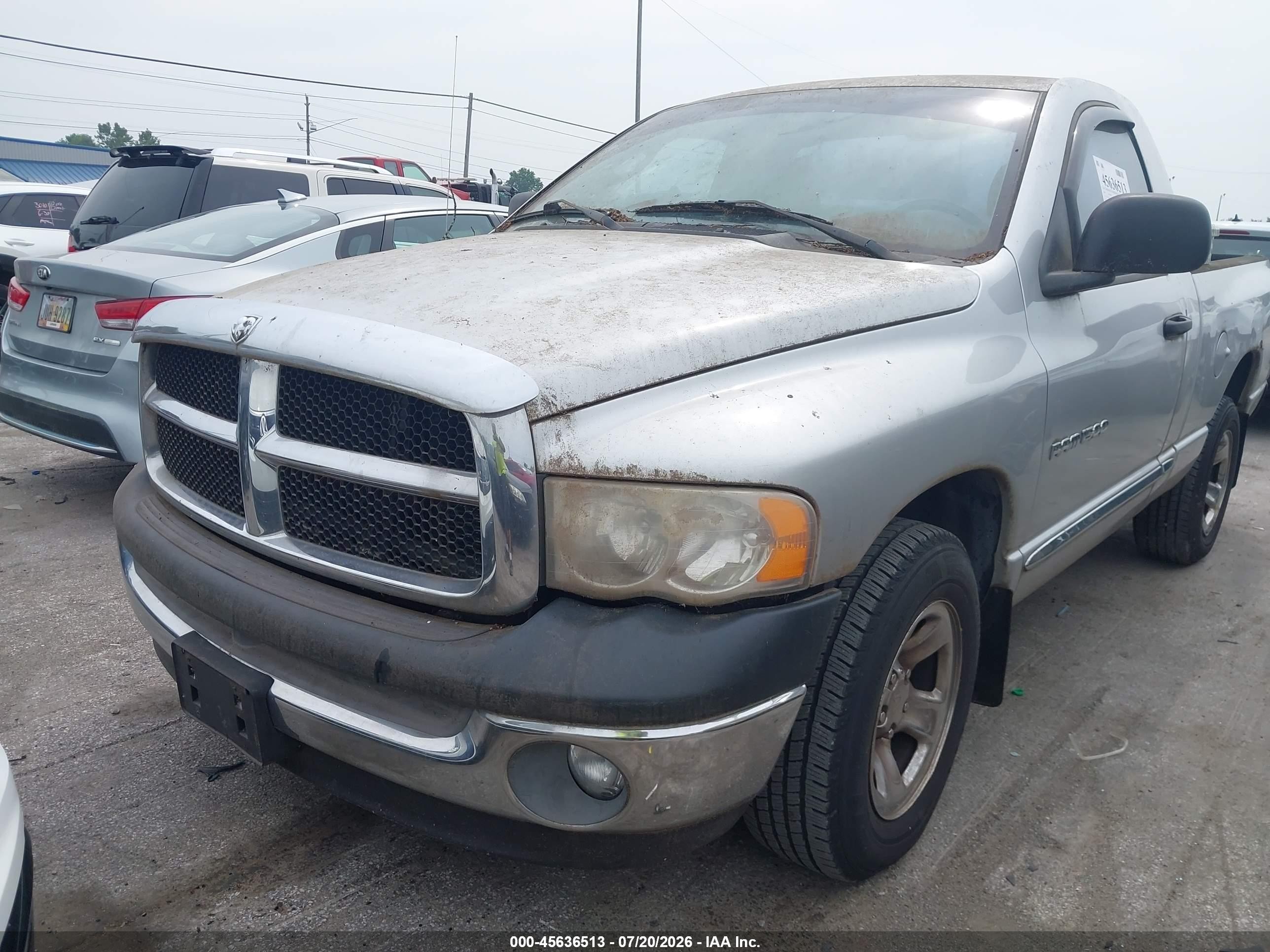 2004 Dodge Ram 1500 St Silver vin: 1D7HA16KX4J242105