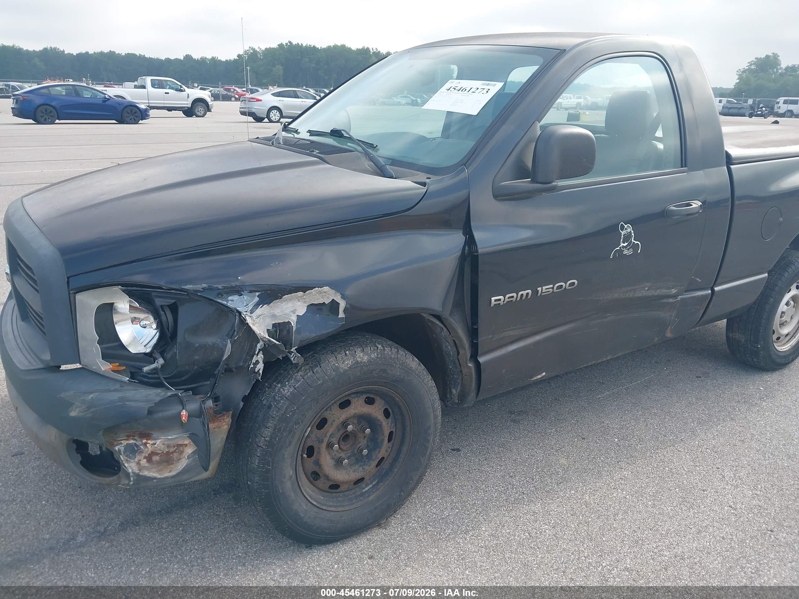 2006 Dodge Ram 1500 St Black vin: 1D7HA16KX6J183480