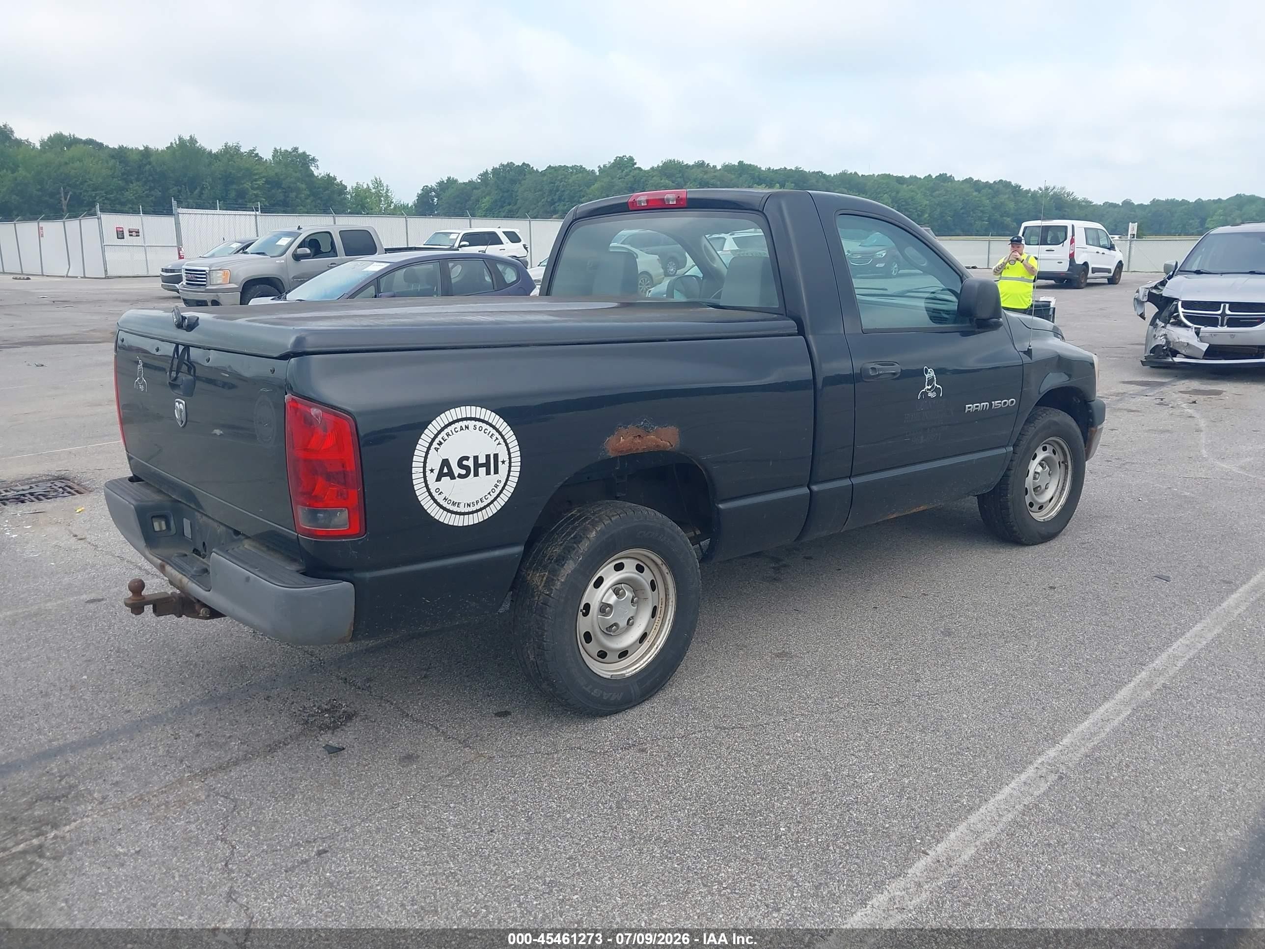 2006 Dodge Ram 1500 St Black vin: 1D7HA16KX6J183480