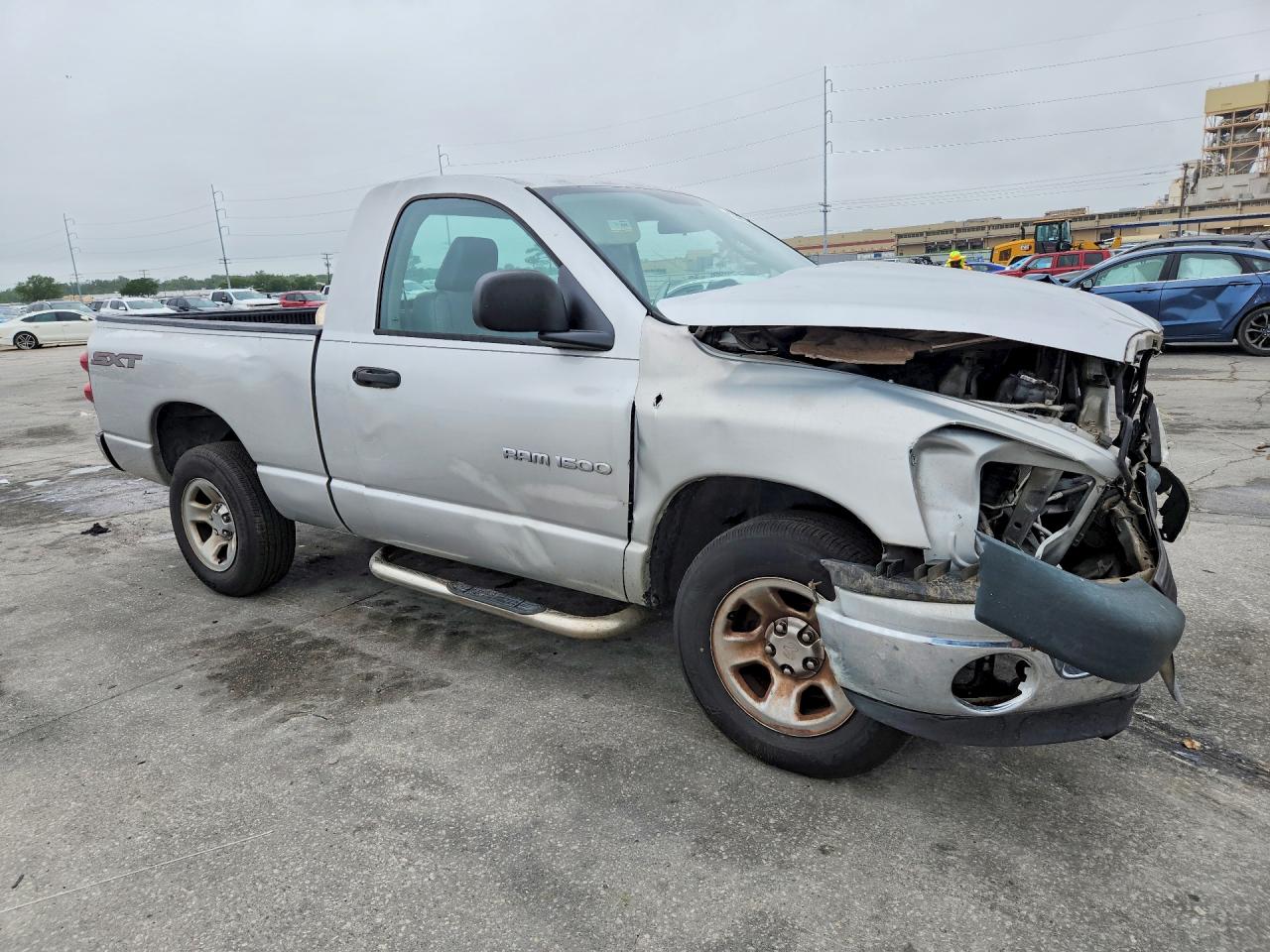 2007 Dodge Ram 1500 St Silver vin: 1D7HA16KX7J536804