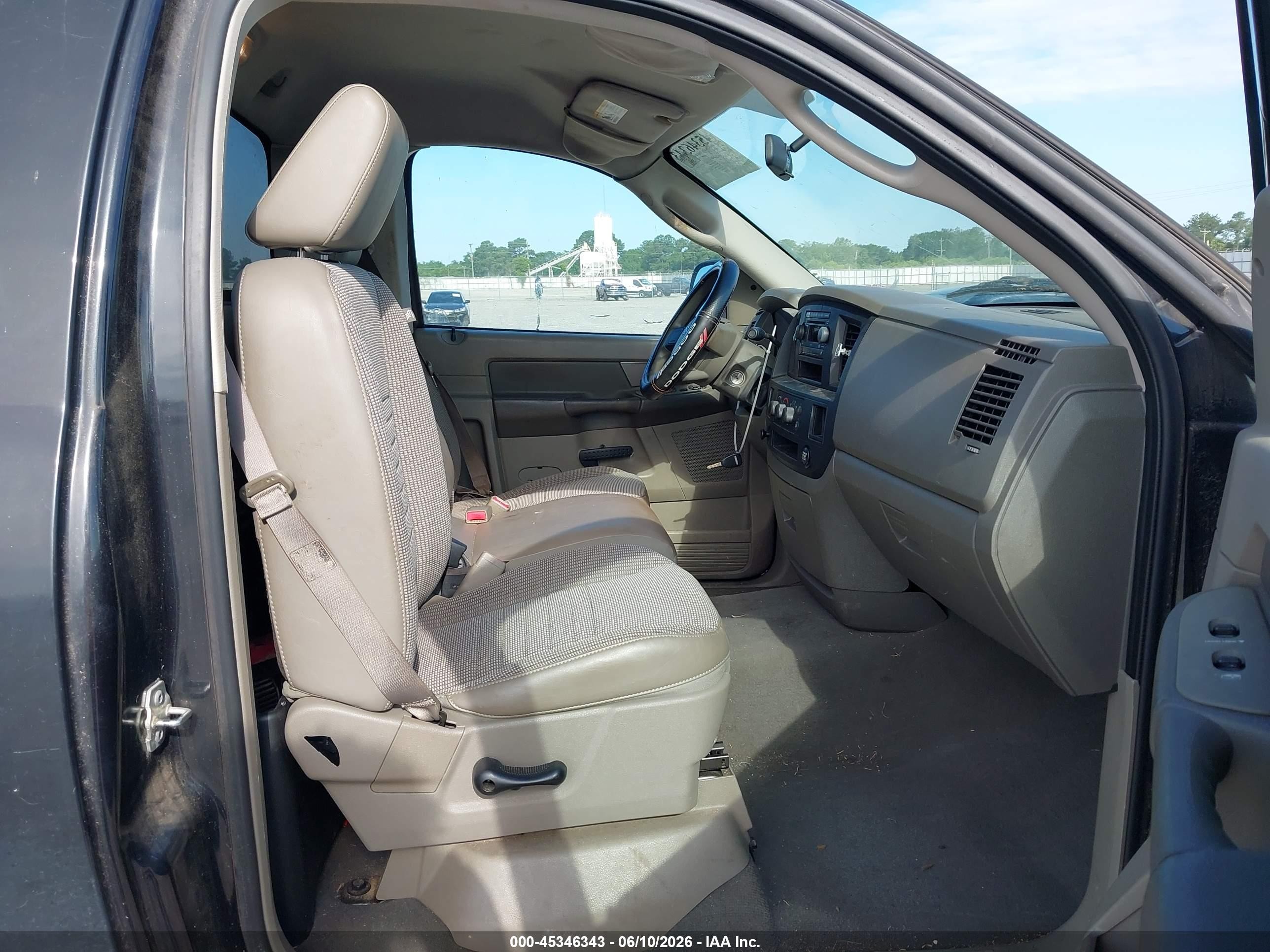 2008 Dodge Ram 1500 St/sxt Black vin: 1D7HA16KX8J112279
