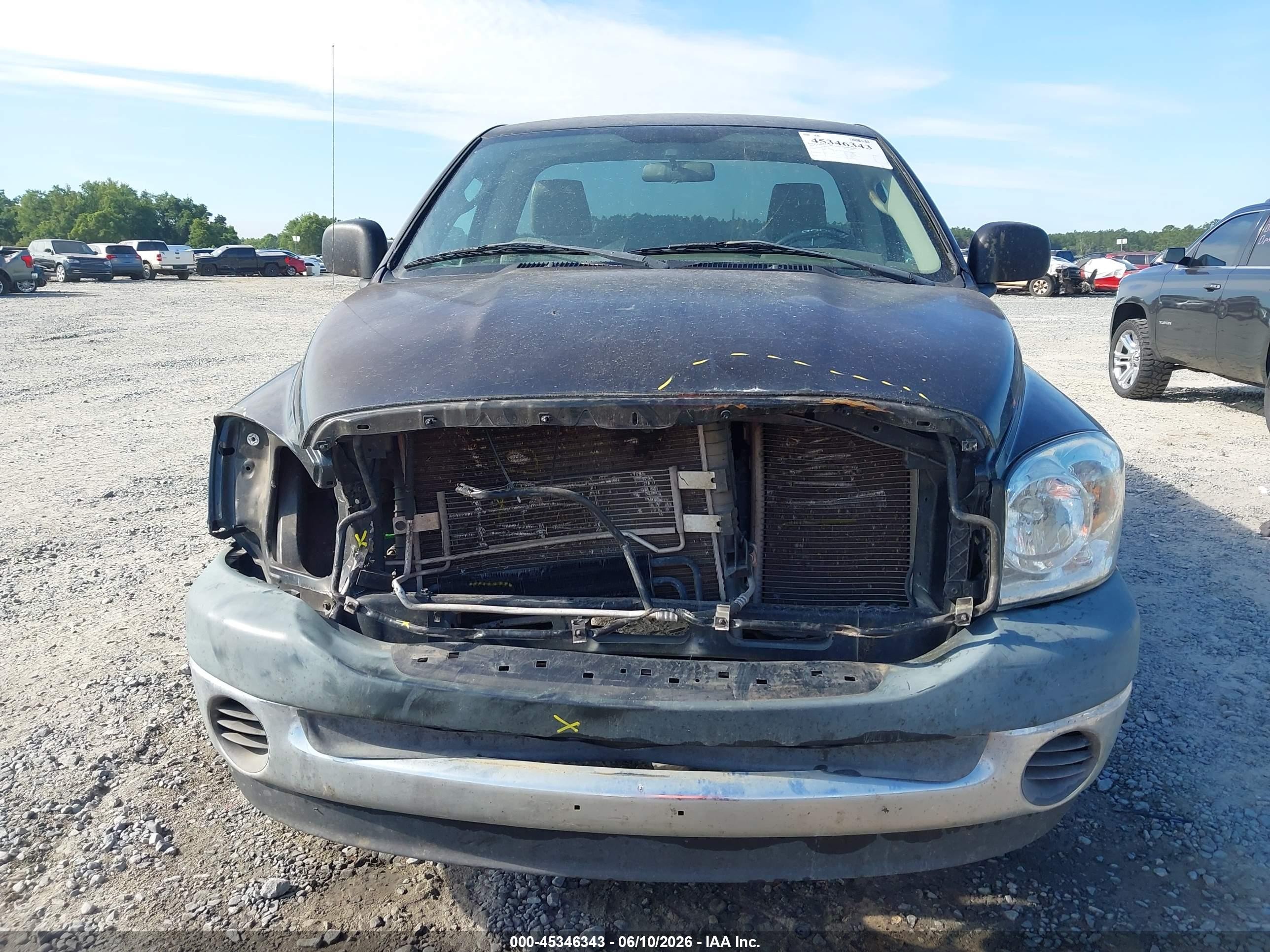 2008 Dodge Ram 1500 St/sxt Black vin: 1D7HA16KX8J112279