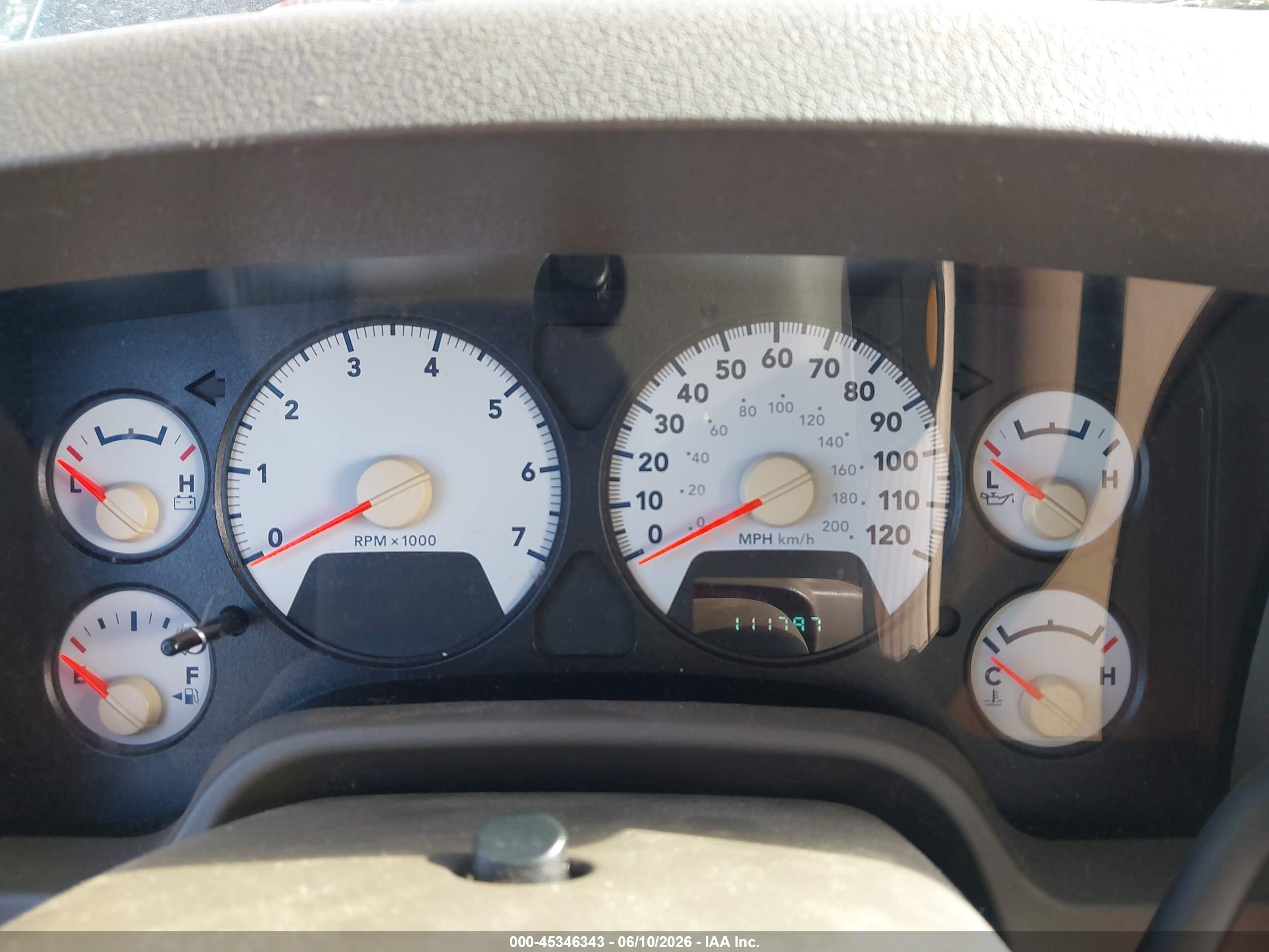 2008 Dodge Ram 1500 St/sxt Black vin: 1D7HA16KX8J112279