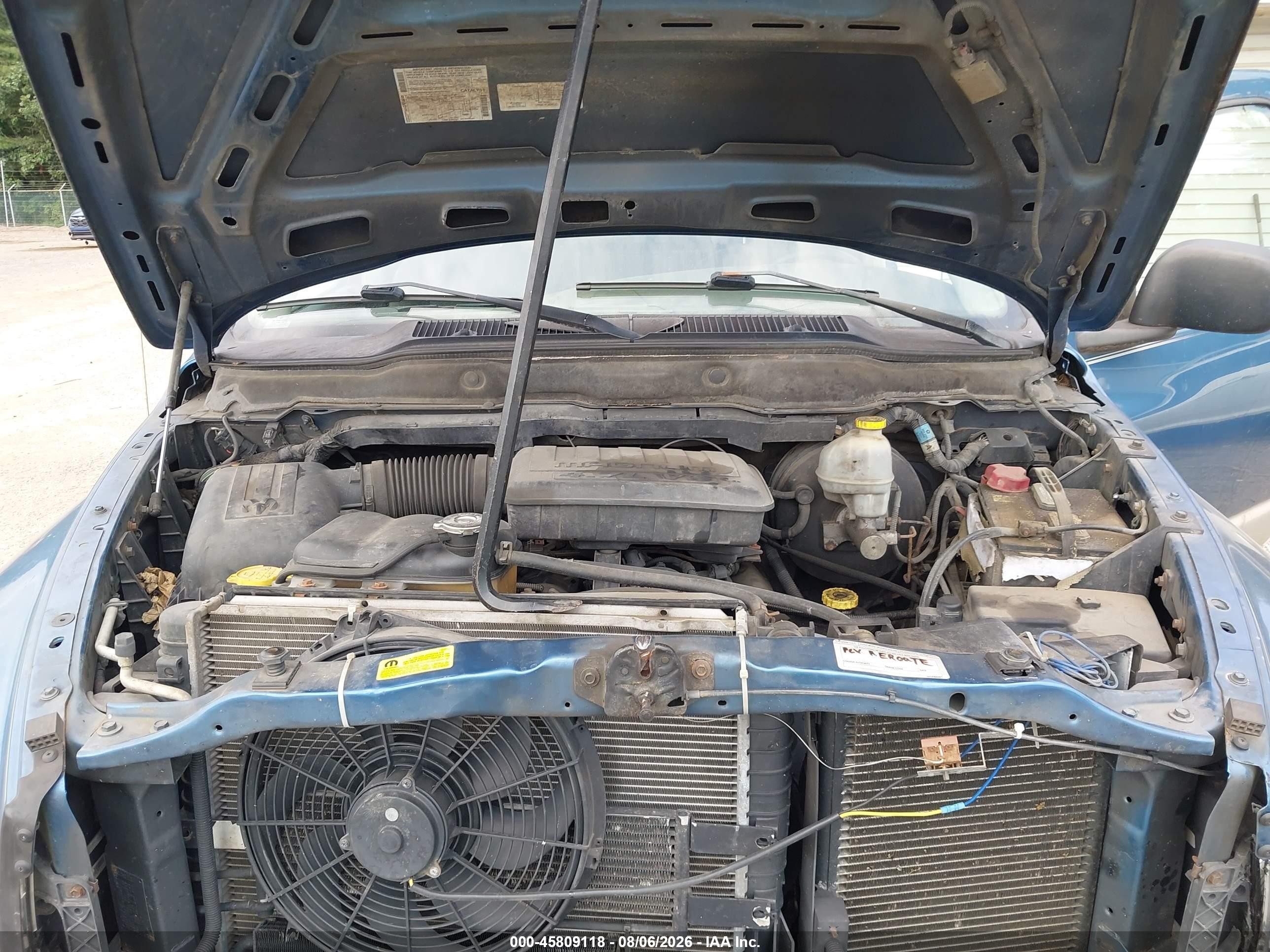 2002 Dodge Ram 1500 St Blue vin: 1D7HA16N02J135930