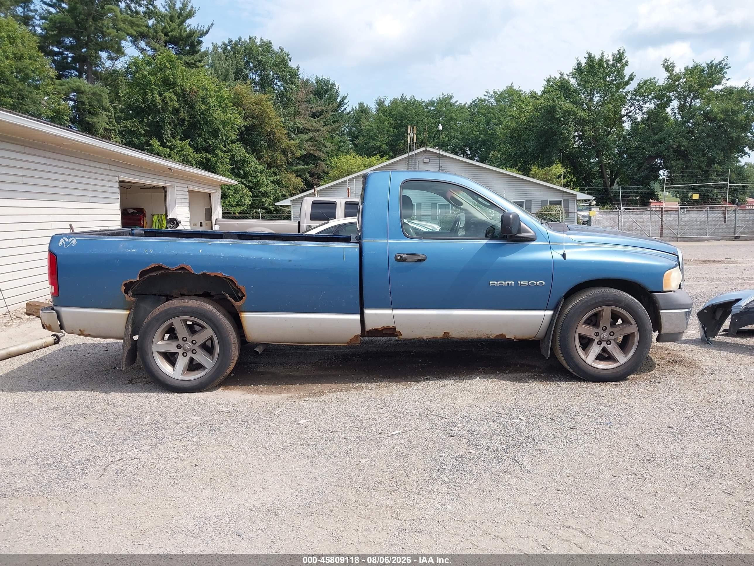 2002 Dodge Ram 1500 St Blue vin: 1D7HA16N02J135930
