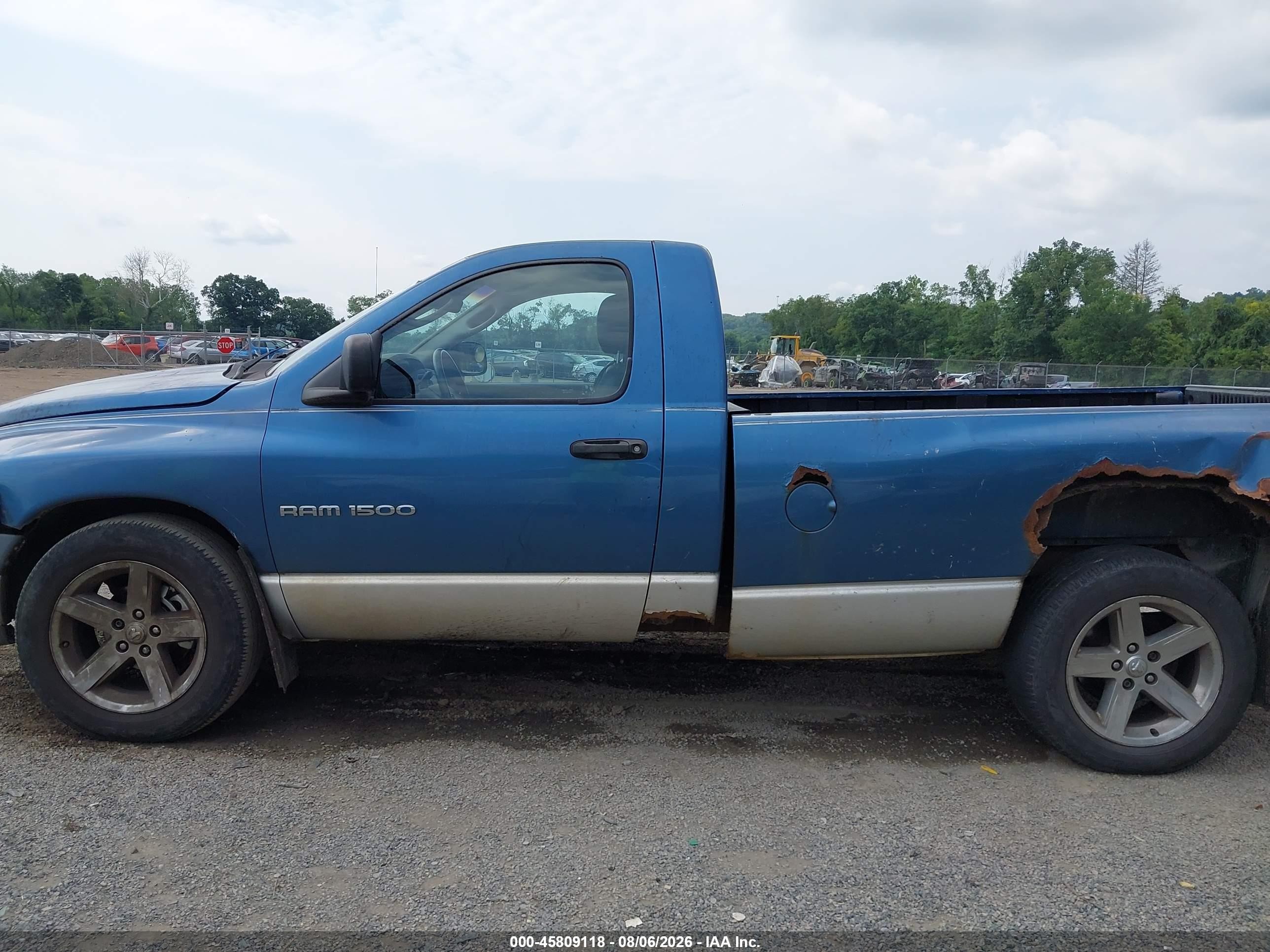 2002 Dodge Ram 1500 St Blue vin: 1D7HA16N02J135930