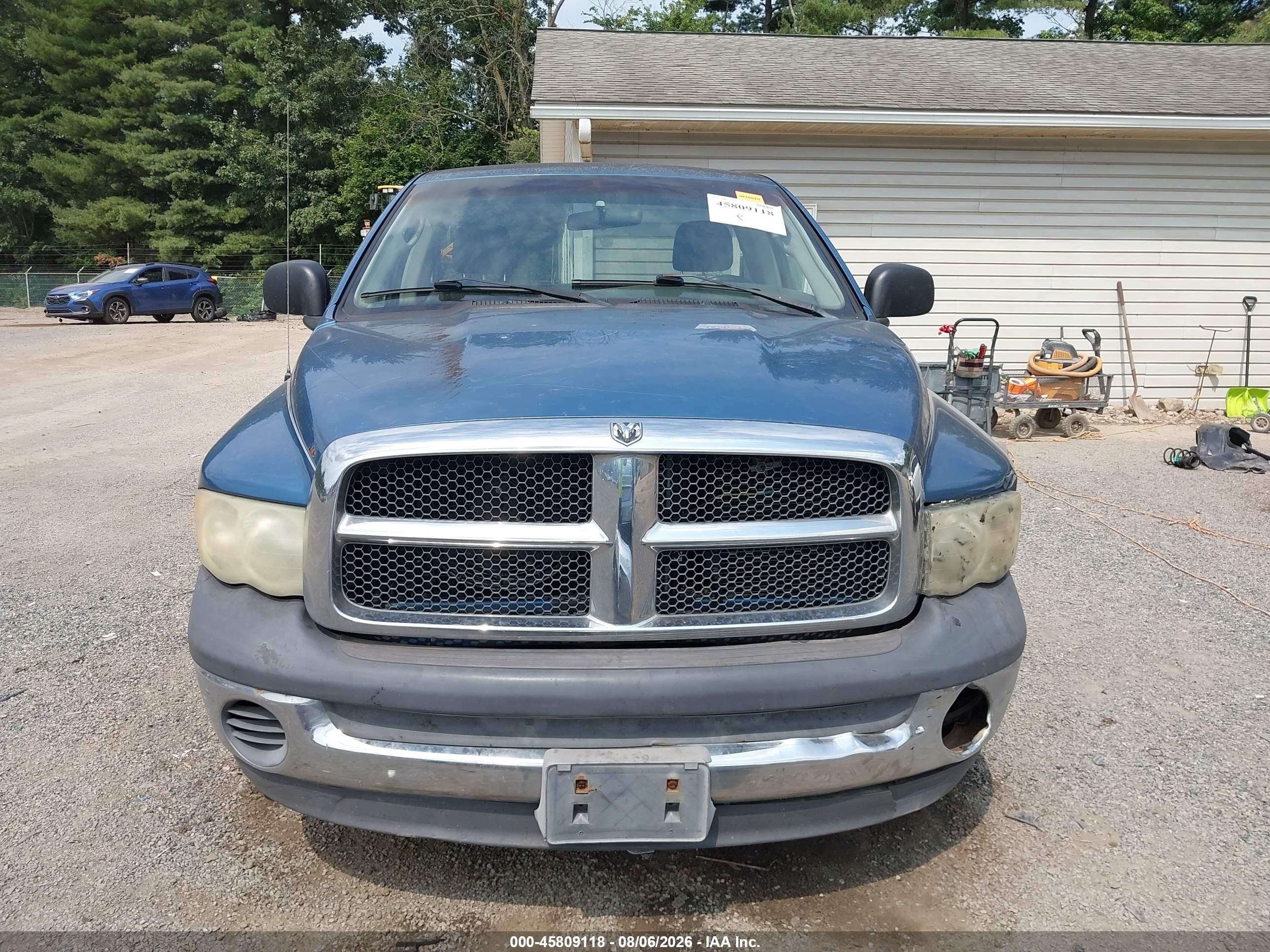 2002 Dodge Ram 1500 St Blue vin: 1D7HA16N02J135930