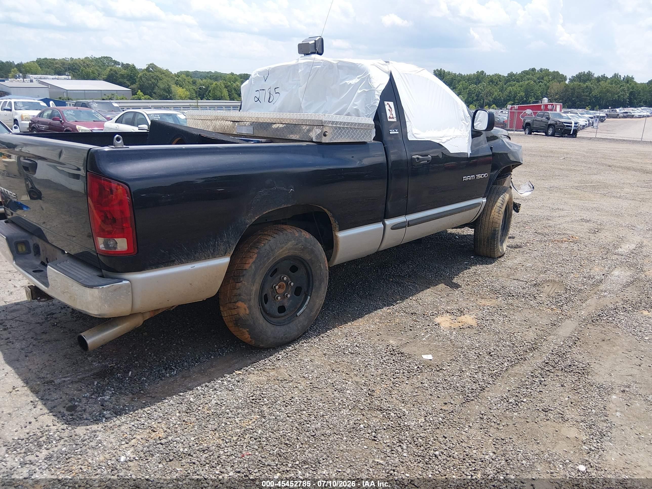 2002 Dodge Ram 1500 St Black vin: 1D7HA16N02J205300