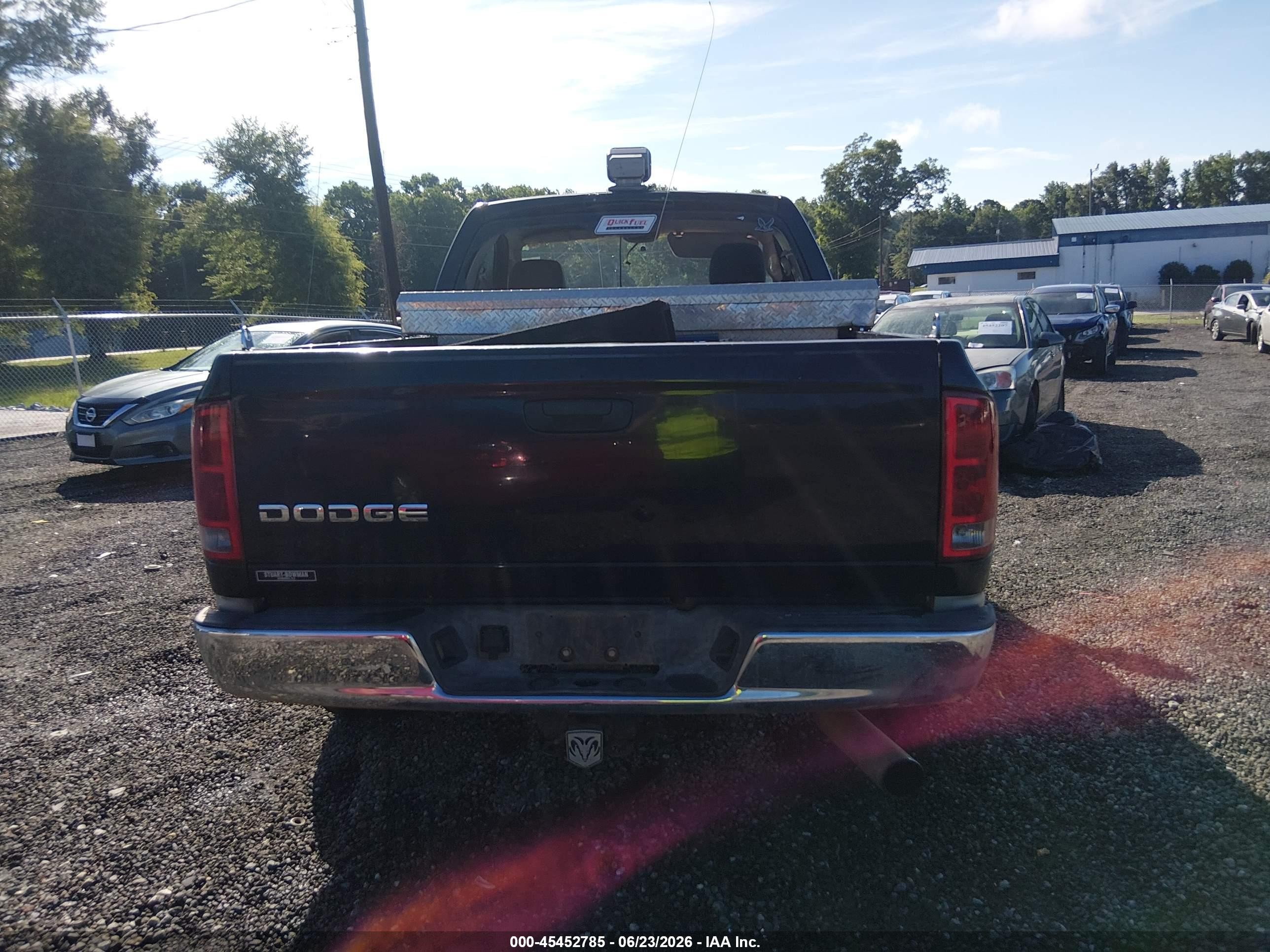 2002 Dodge Ram 1500 St Black vin: 1D7HA16N02J205300