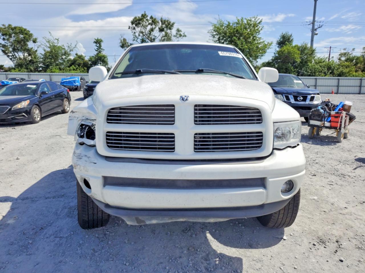 2002 Dodge Ram 1500 Белый vin: 1D7HA16N02J238118