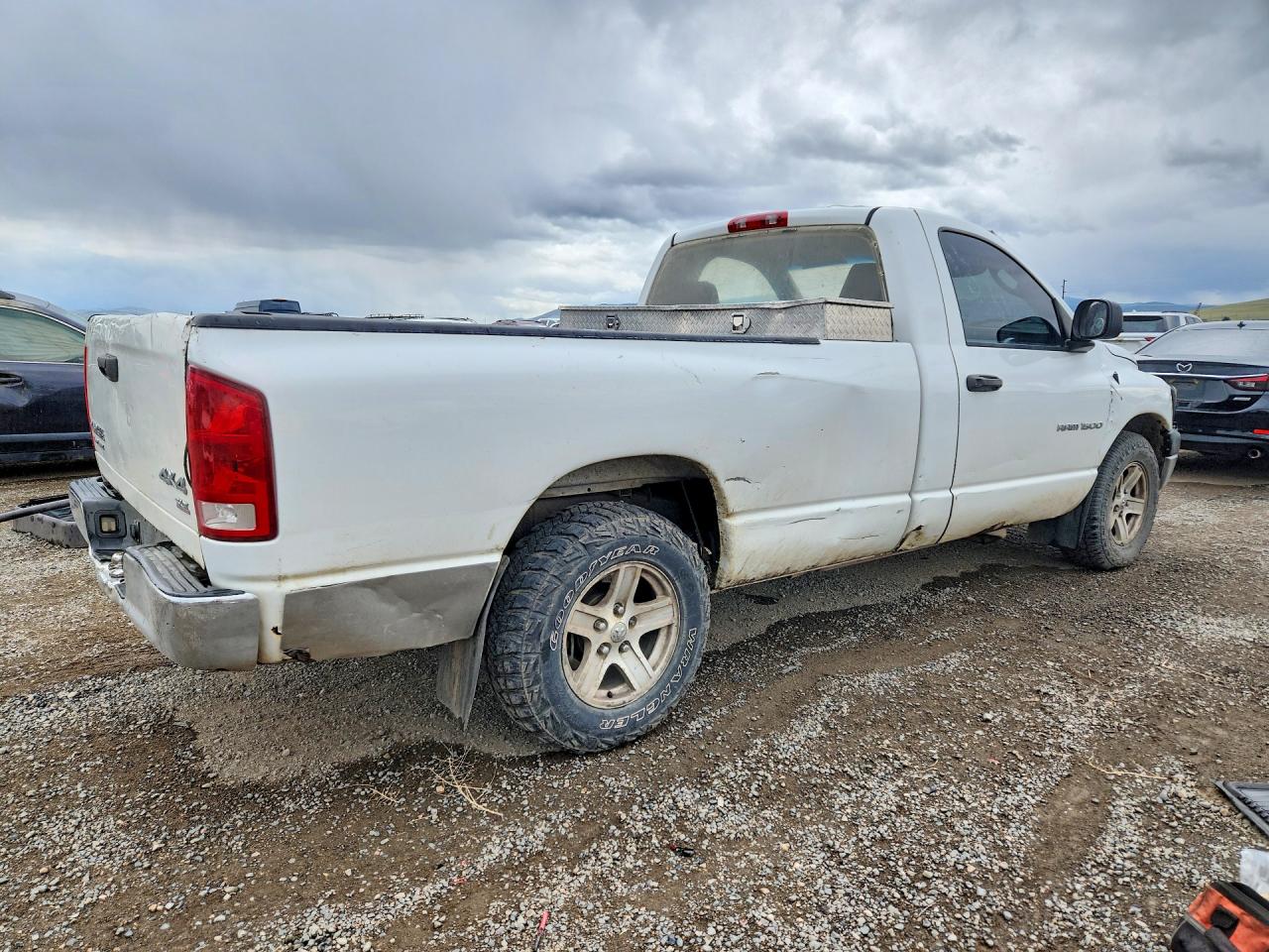 2006 Dodge Ram 1500 St White vin: 1D7HA16N06J202211