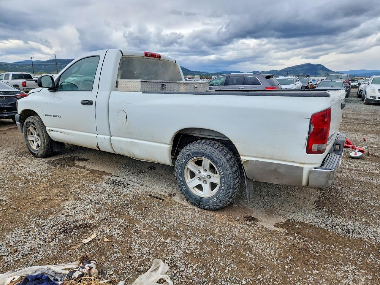 2006 Dodge Ram 1500 St White vin: 1D7HA16N06J202211
