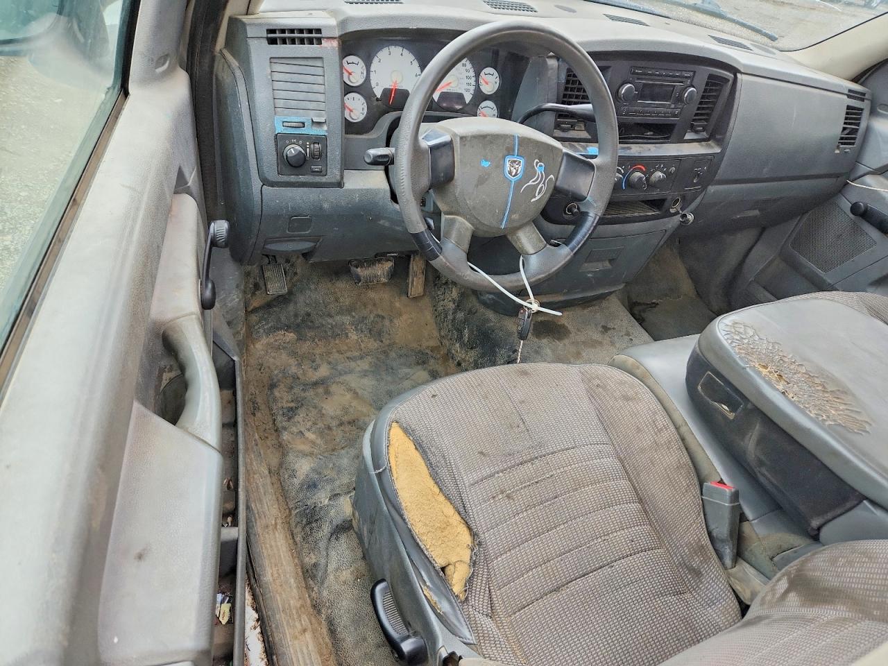 2006 Dodge Ram 1500 St White vin: 1D7HA16N06J202211