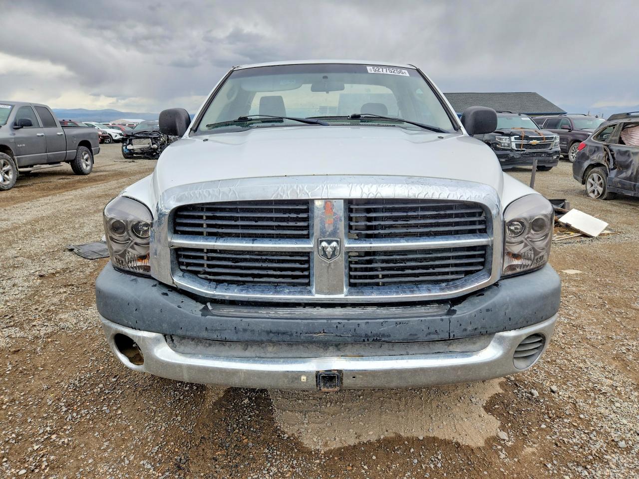 2006 Dodge Ram 1500 St White vin: 1D7HA16N06J202211