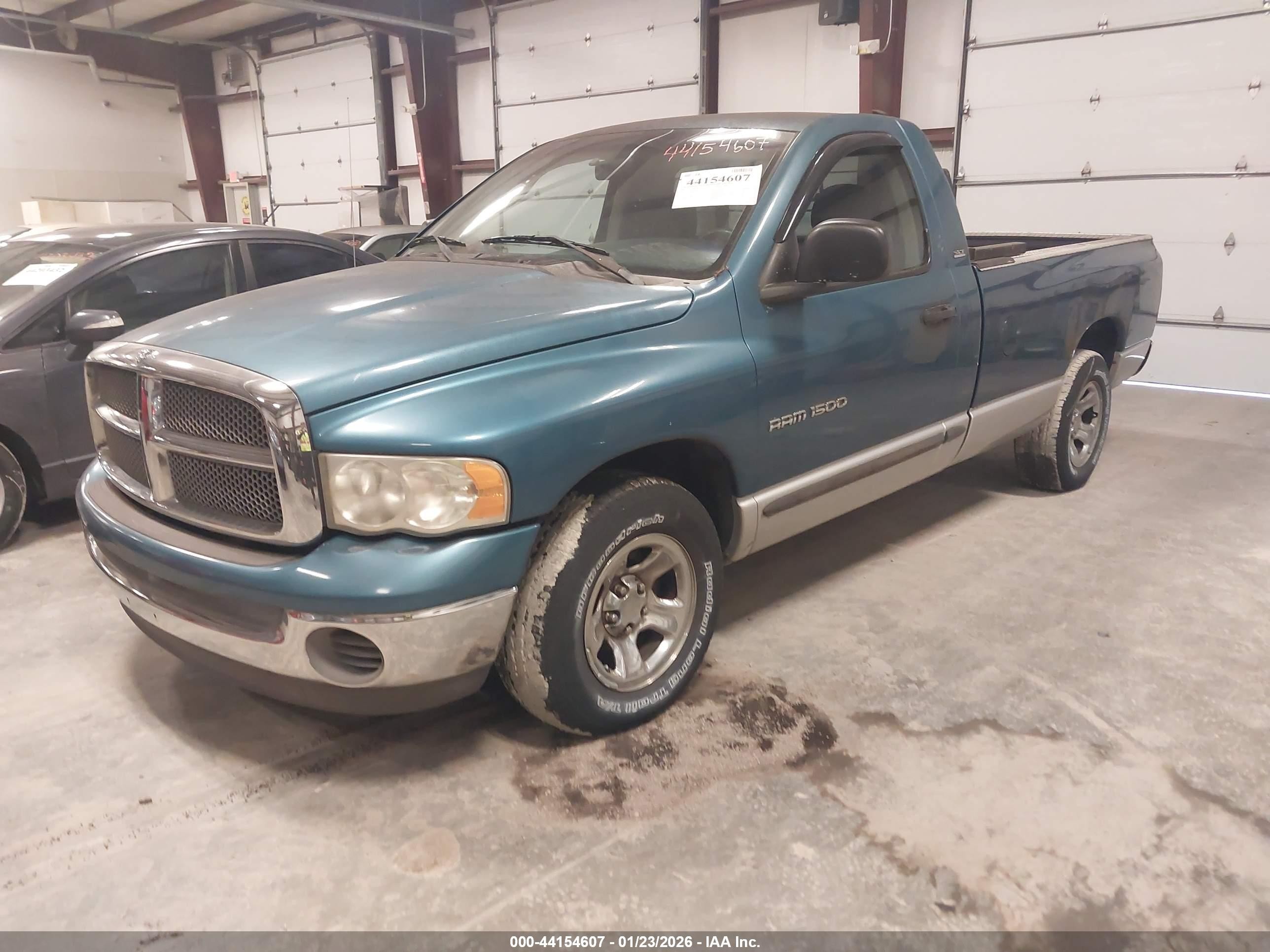 2002 Dodge Ram 1500 St Синий vin: 1D7HA16N12J158021