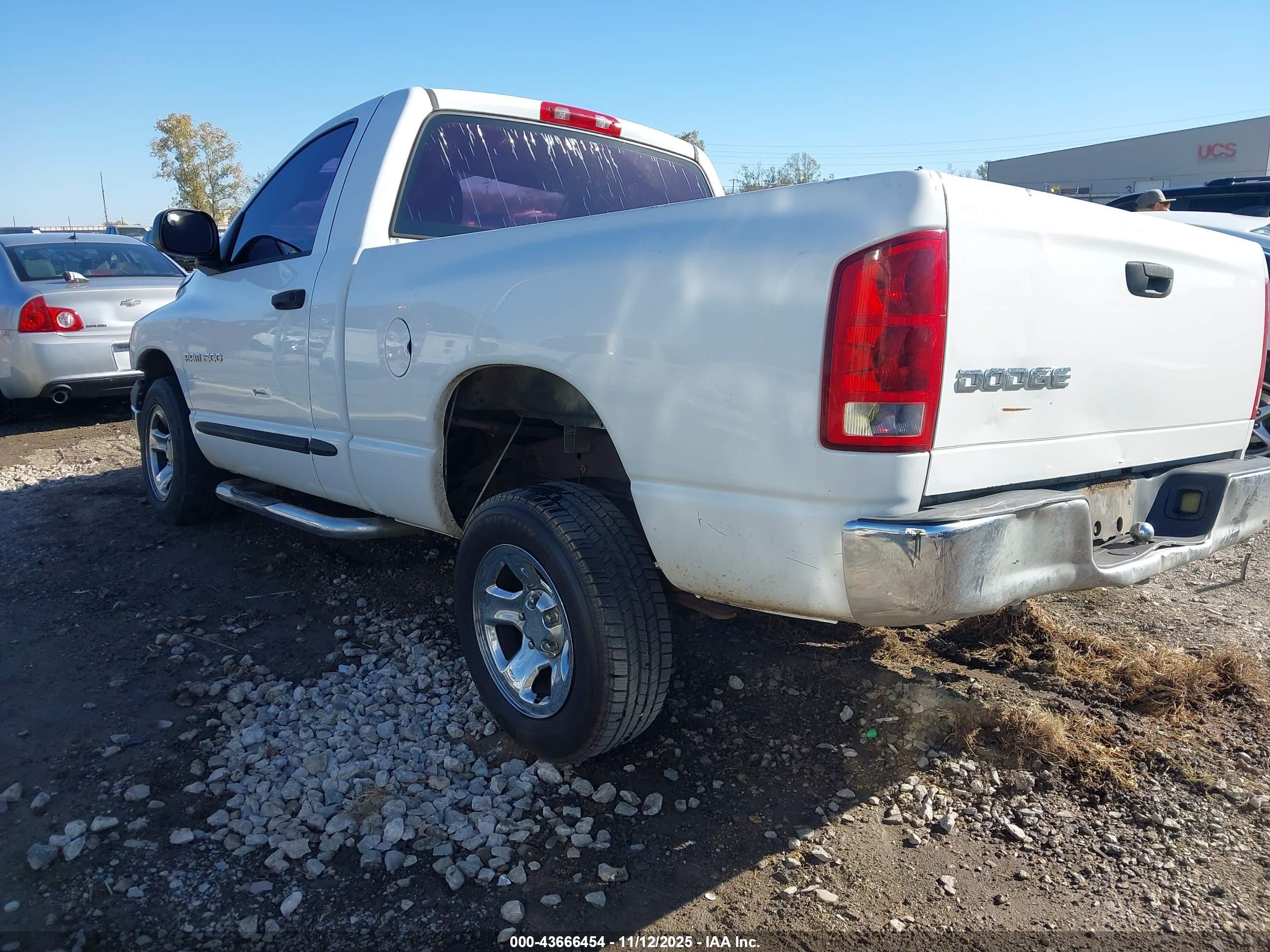 2004 Dodge Ram 1500 St White vin: 1D7HA16N14J246344