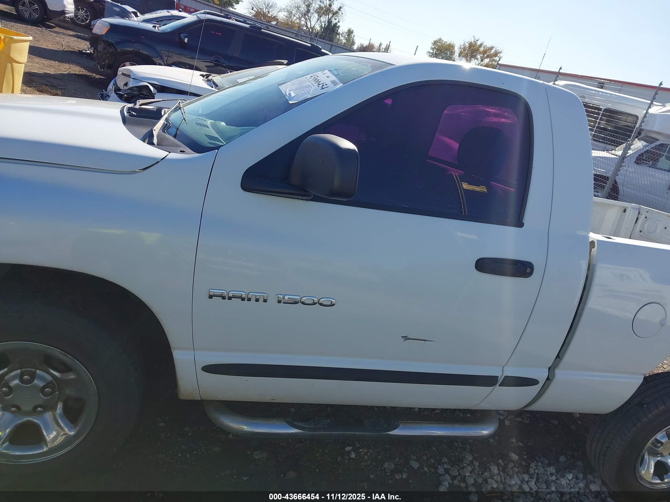 2004 Dodge Ram 1500 St White vin: 1D7HA16N14J246344