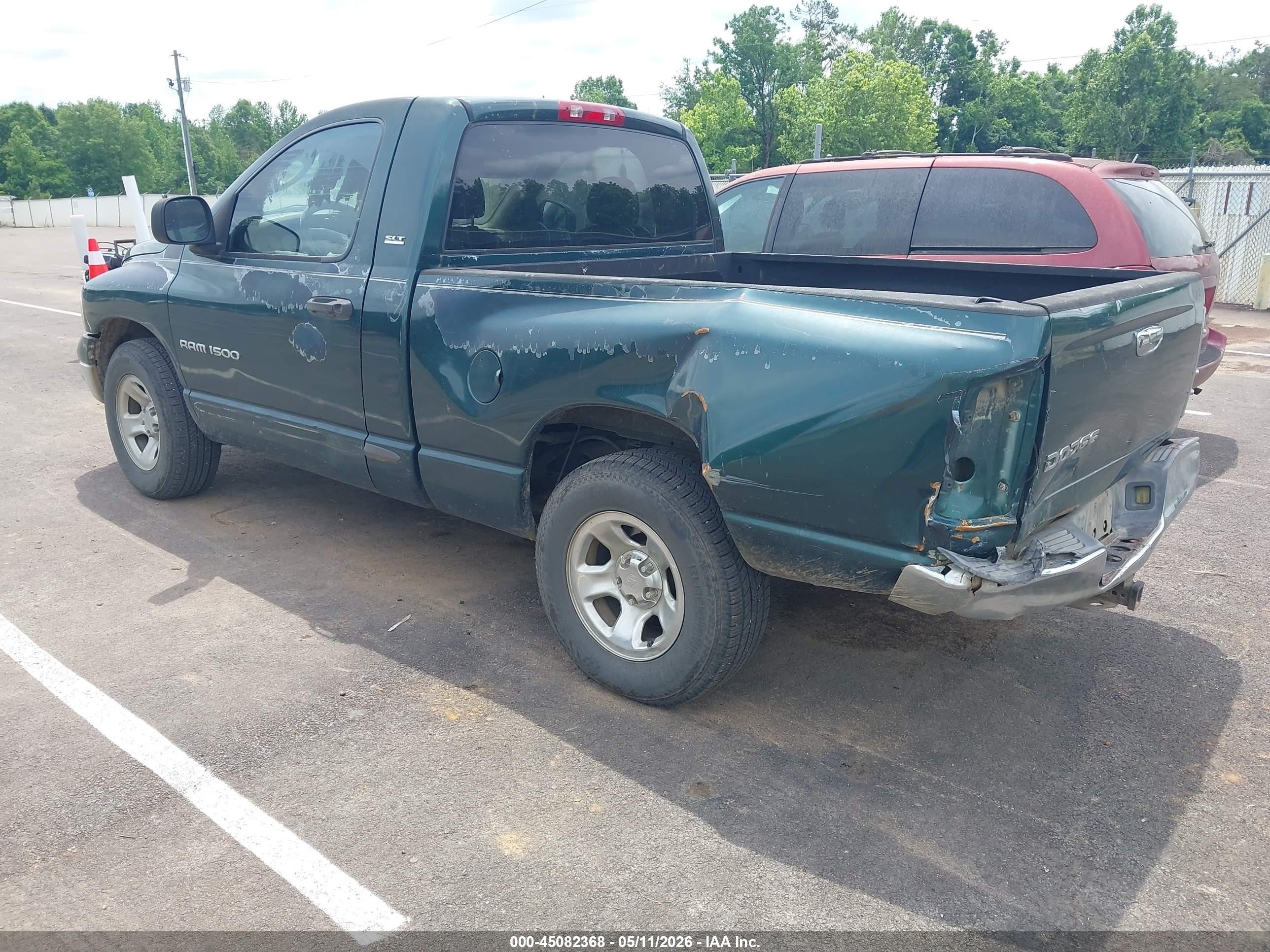 2002 Dodge Ram 1500 St Зеленый vin: 1D7HA16N22J204732