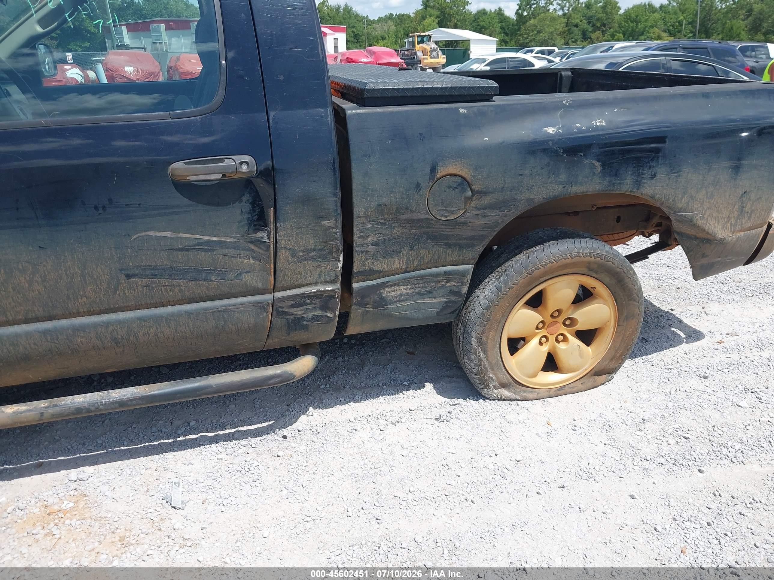 2003 Dodge Ram 1500 Slt/laramie/st Black vin: 1D7HA16N23J542004