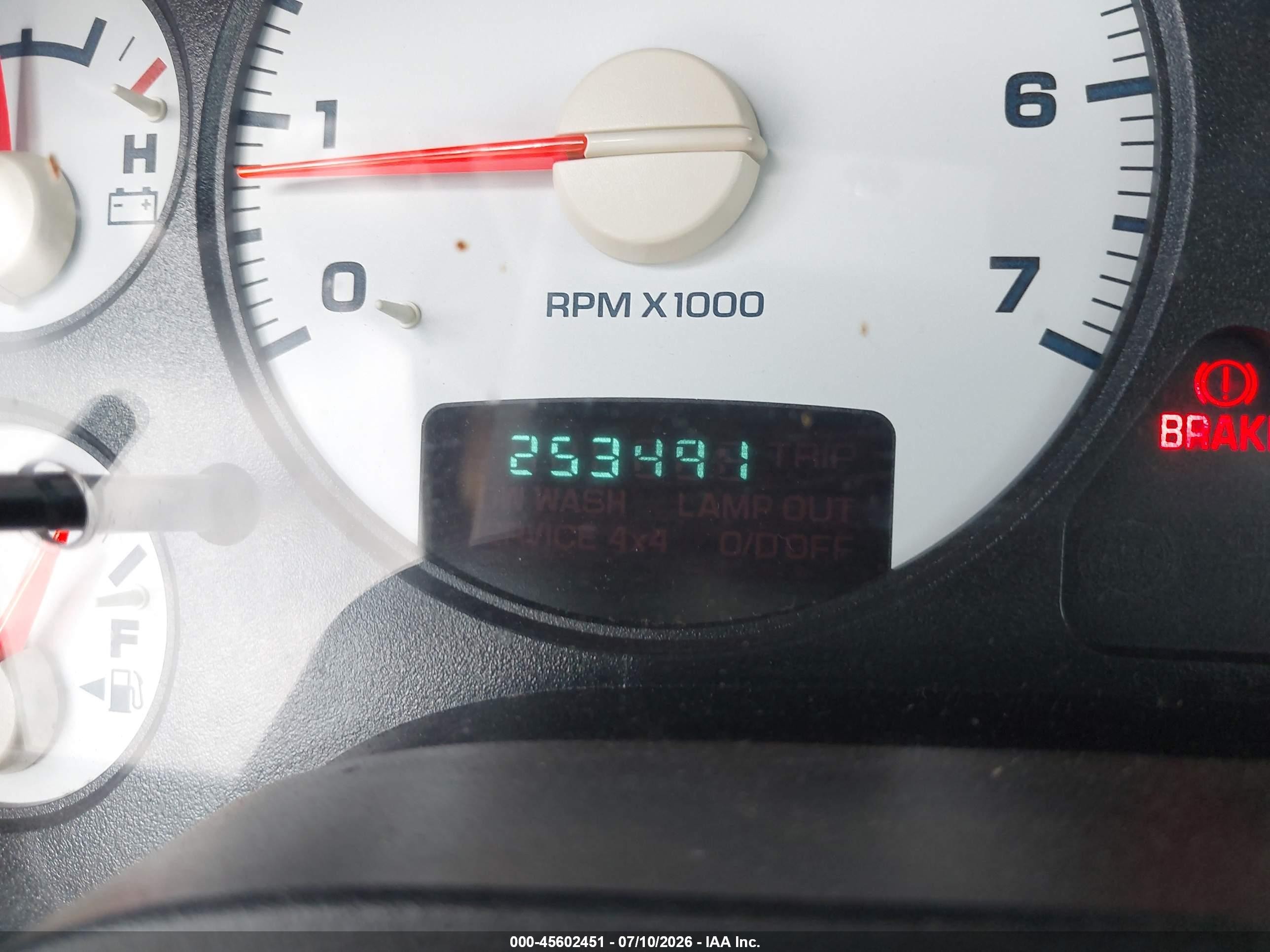 2003 Dodge Ram 1500 Slt/laramie/st Black vin: 1D7HA16N23J542004