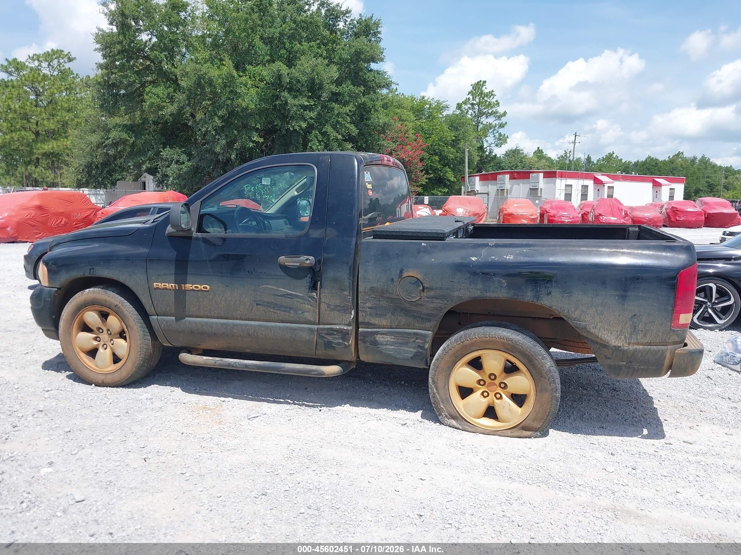 2003 Dodge Ram 1500 Slt/laramie/st Black vin: 1D7HA16N23J542004