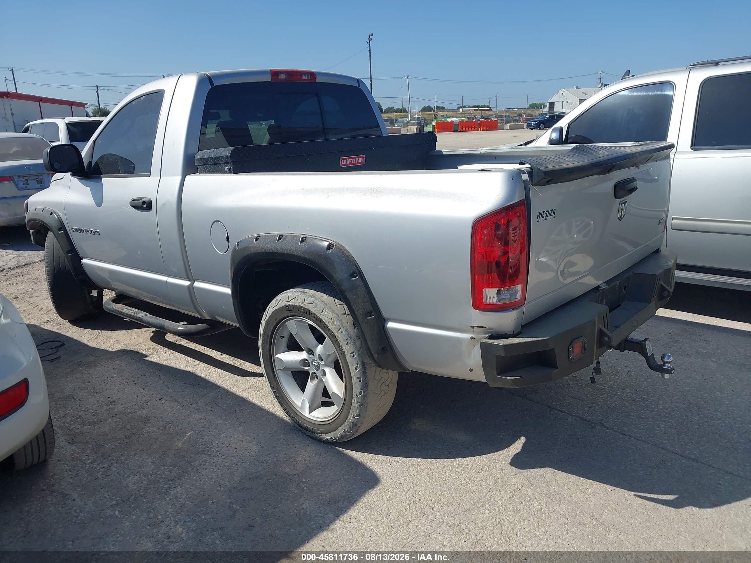 2006 Dodge Ram 1500 Slt Серебряный vin: 1D7HA16N26J238515