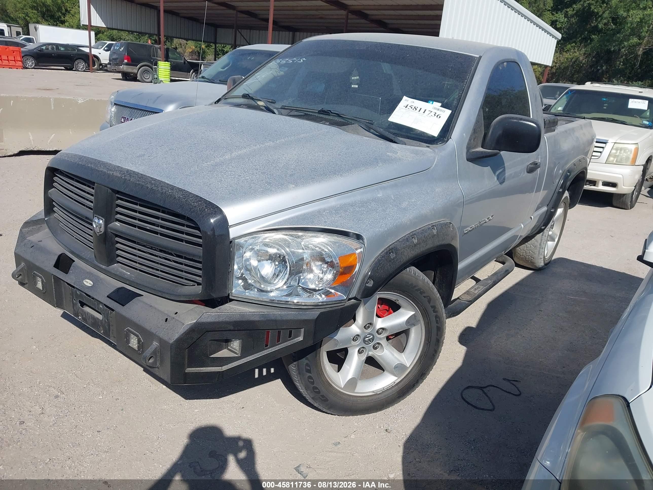 2006 Dodge Ram 1500 Slt Серебряный vin: 1D7HA16N26J238515