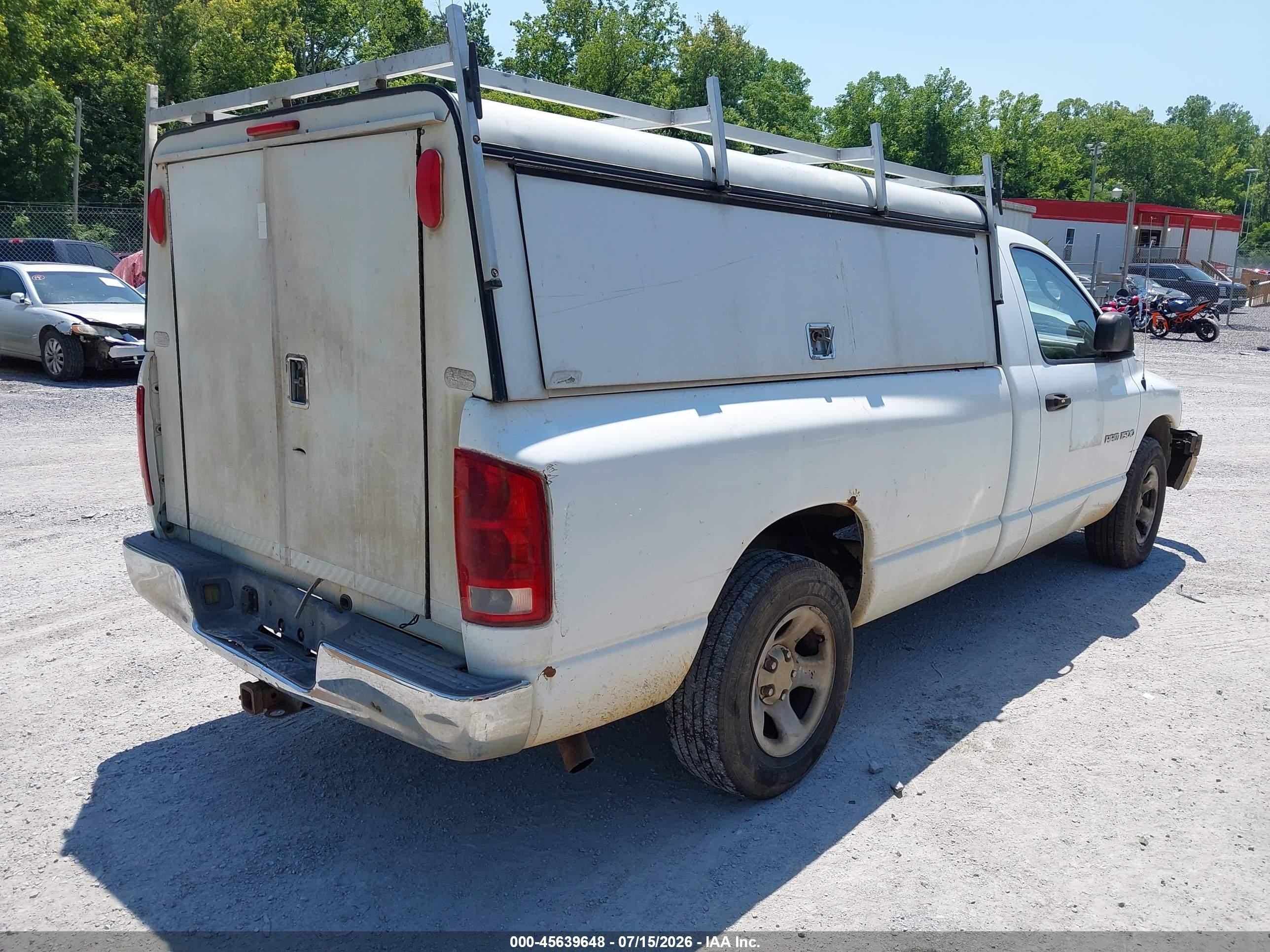 2002 Dodge Ram 1500 St White vin: 1D7HA16N32J188301
