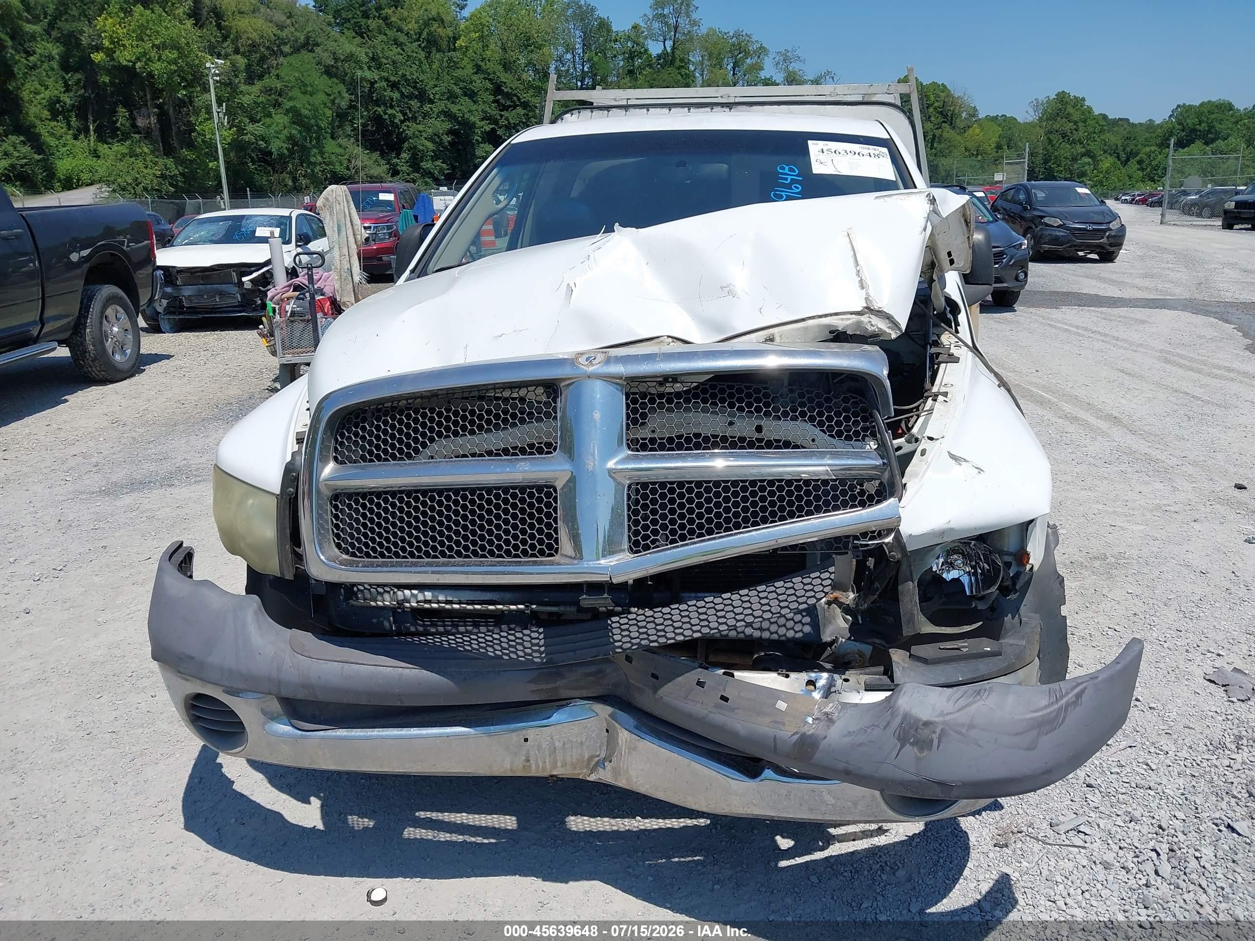 2002 Dodge Ram 1500 St White vin: 1D7HA16N32J188301